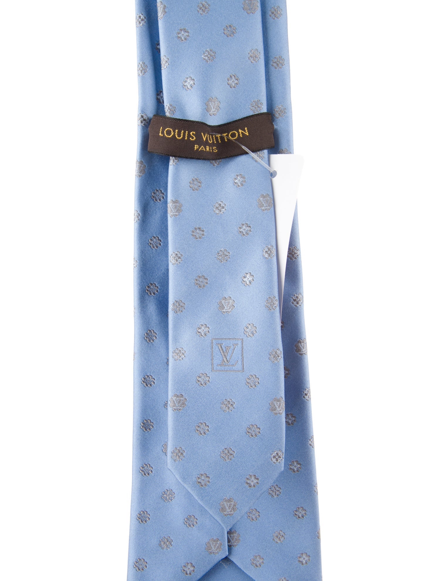 Louis Vuitton Pattern Print Silk Tie