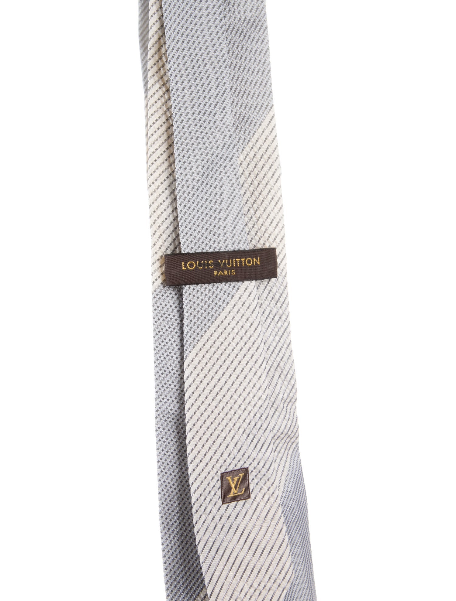 Louis Vuitton Pattern Print Silk Tie