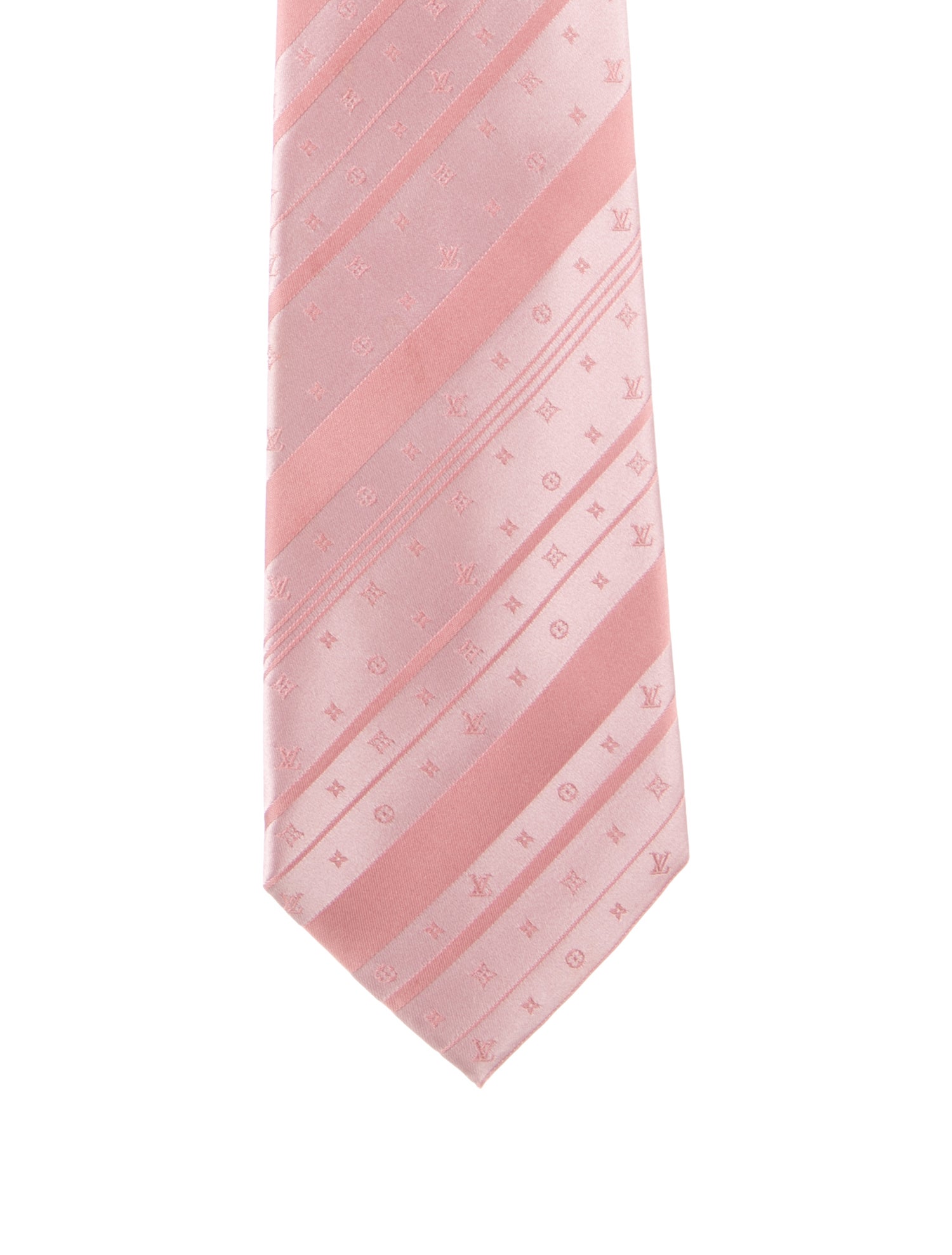 Louis Vuitton Pattern Print Silk Tie