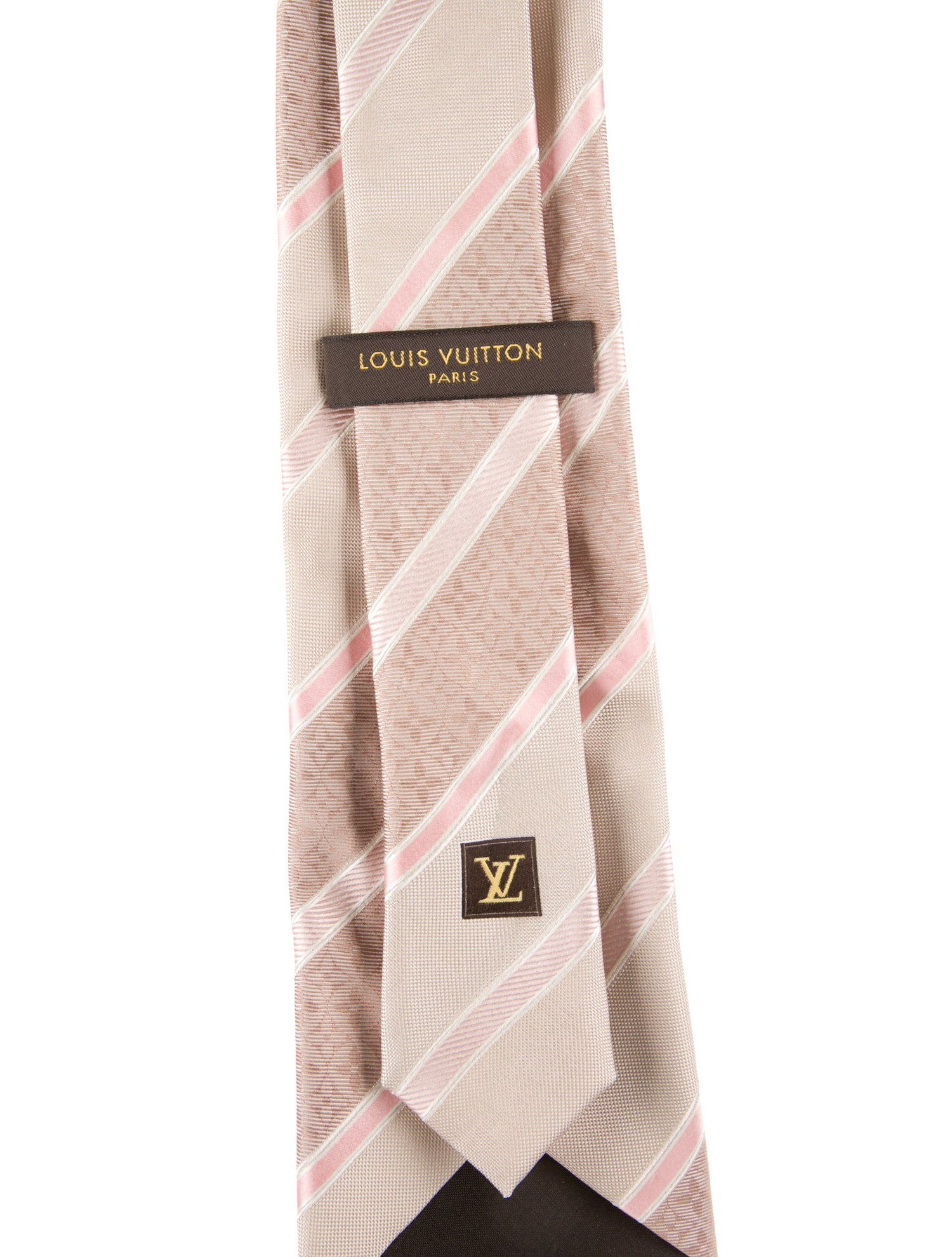 Louis Vuitton Pattern Print Silk Tie
