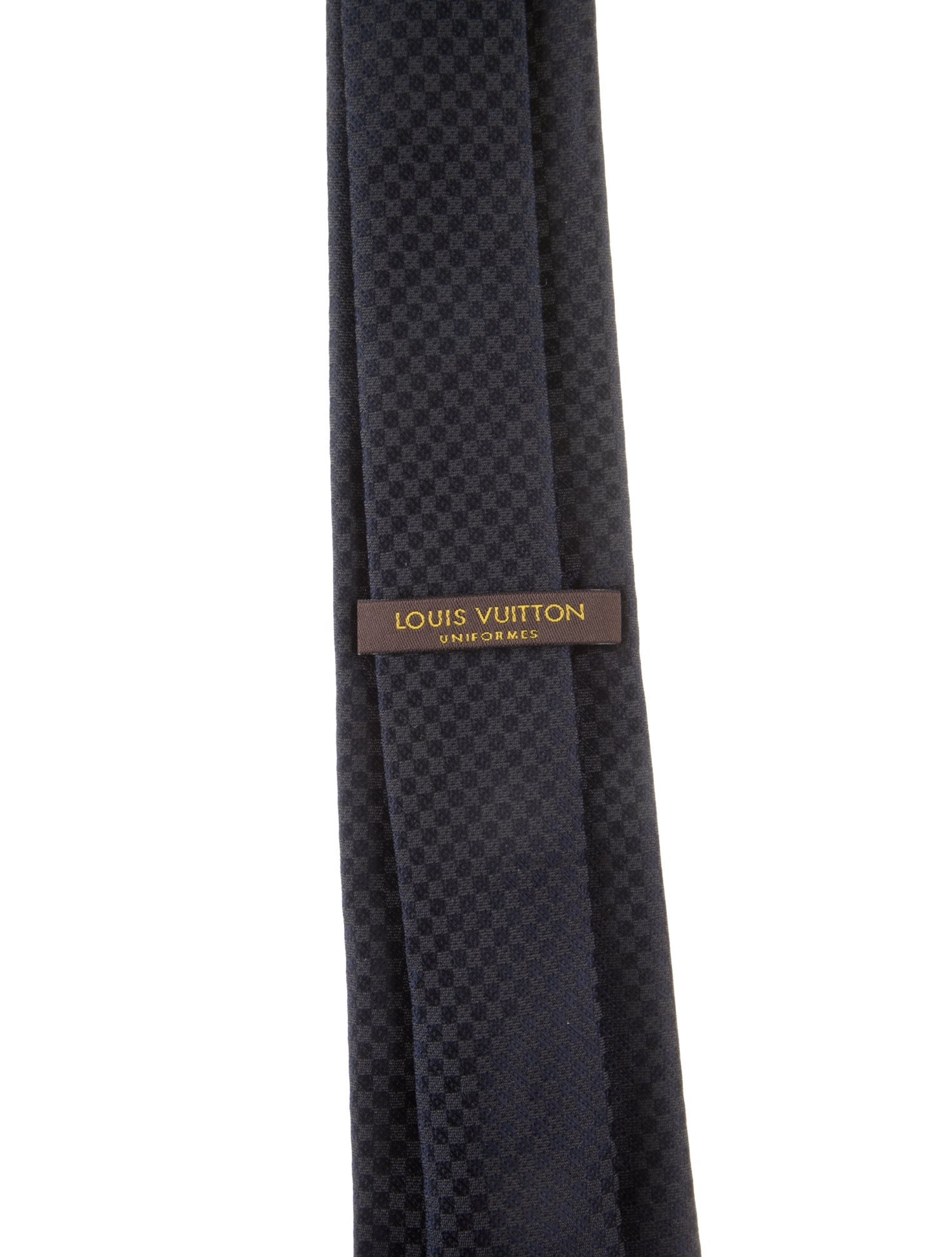 Louis Vuitton Pattern Print Silk Tie
