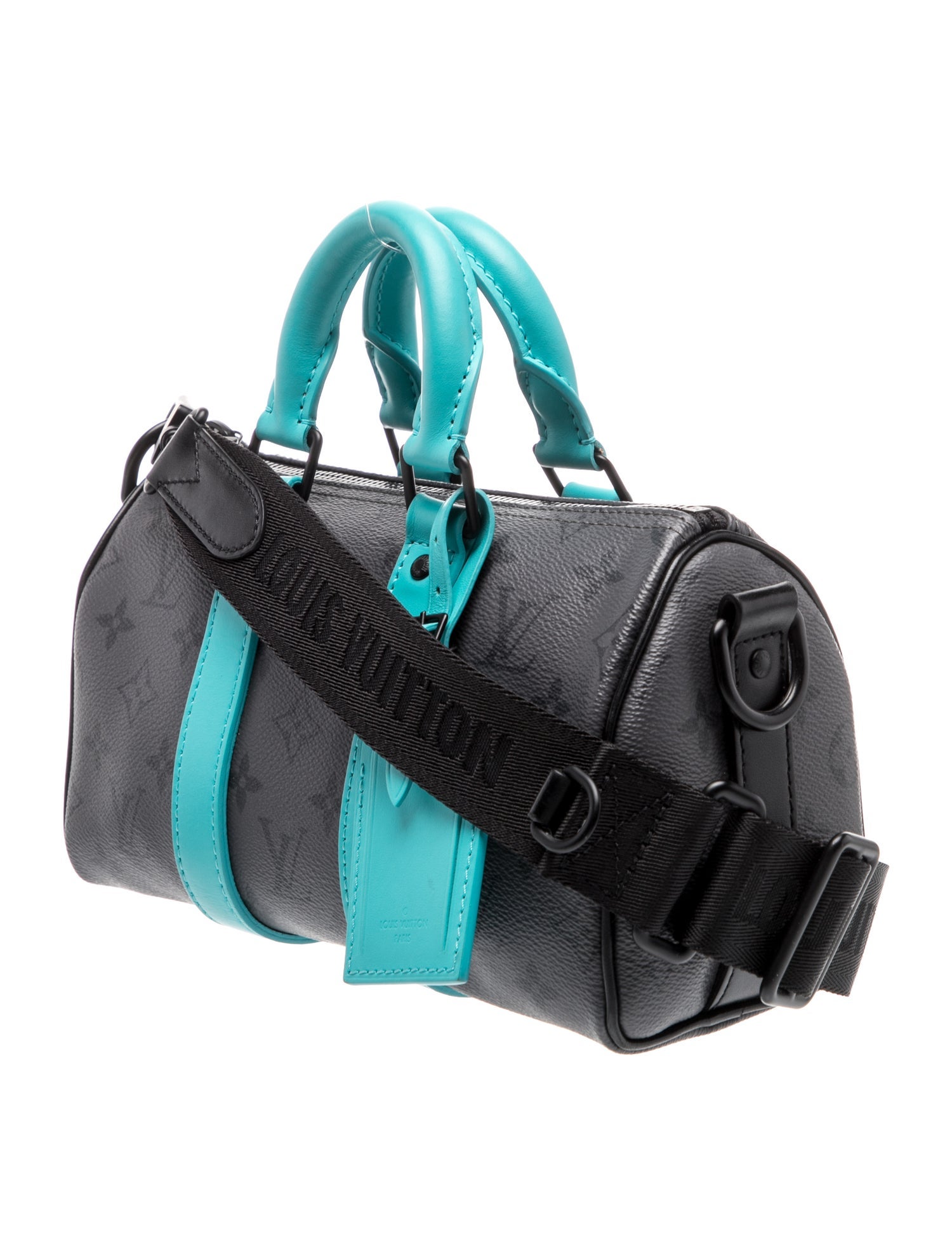 Louis Vuitton Monogram Eclipse Keepall Bandouliere 25