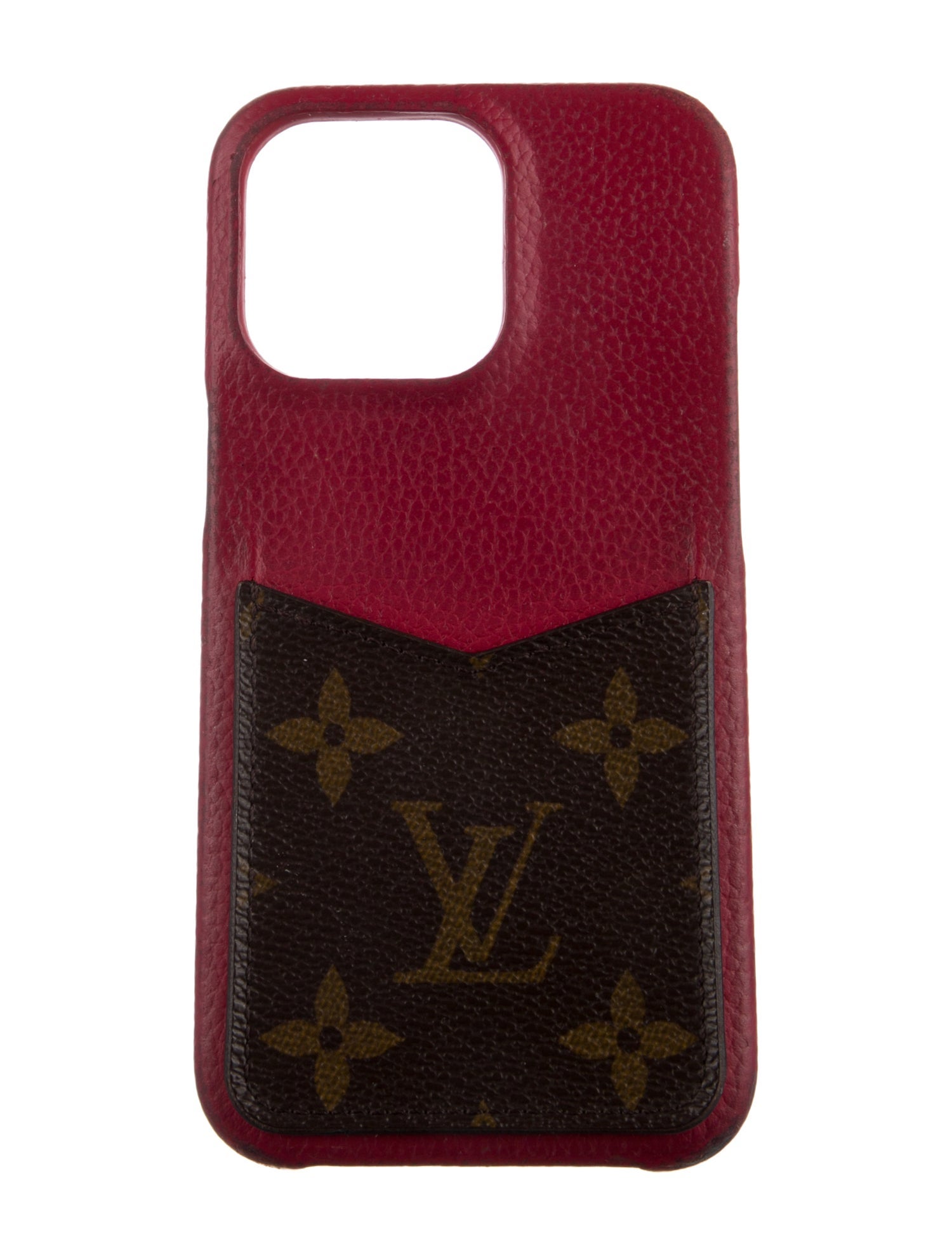 Louis Vuitton Leather Print Phone Case