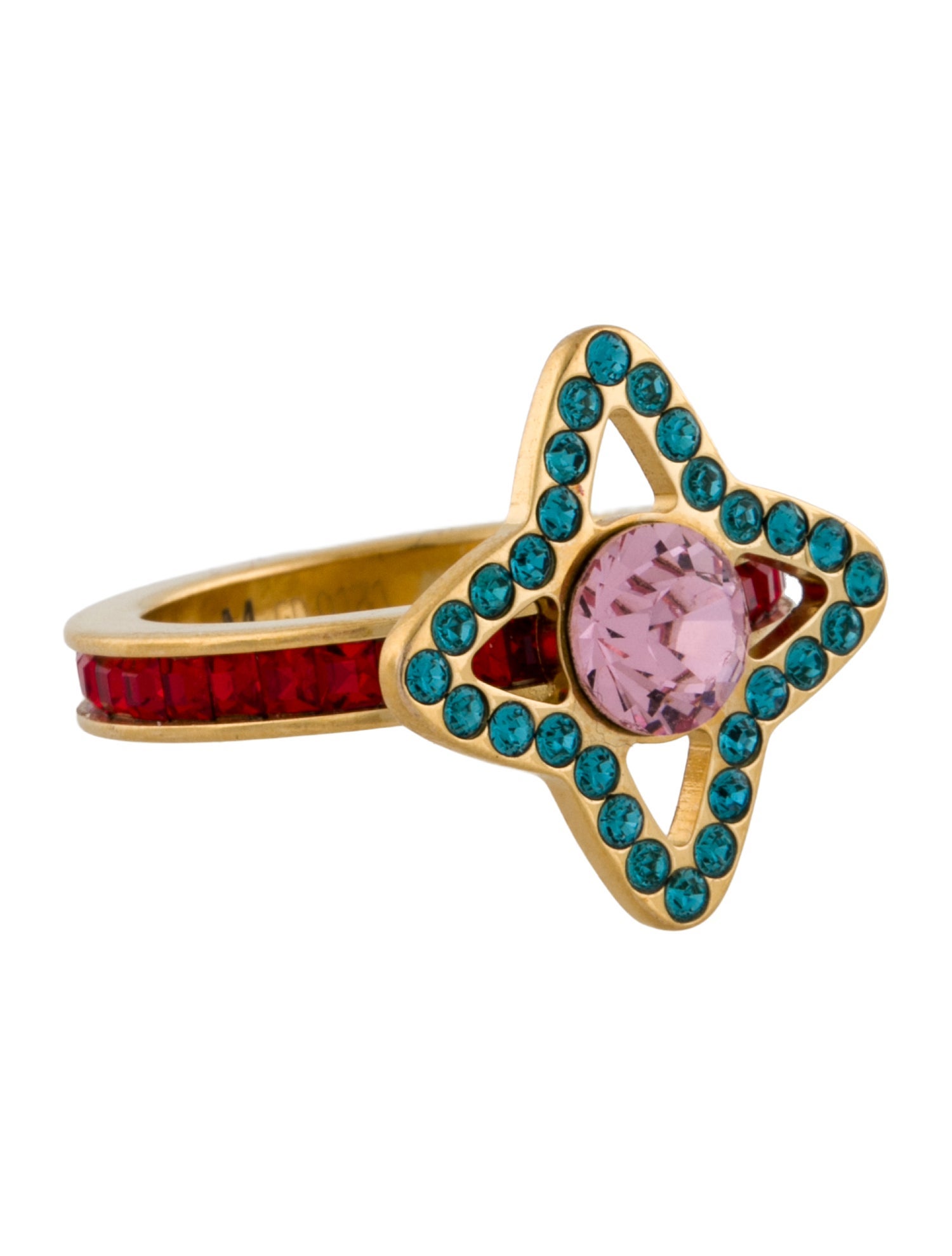 Louis Vuitton Crystal Eye Candy Cocktail Ring