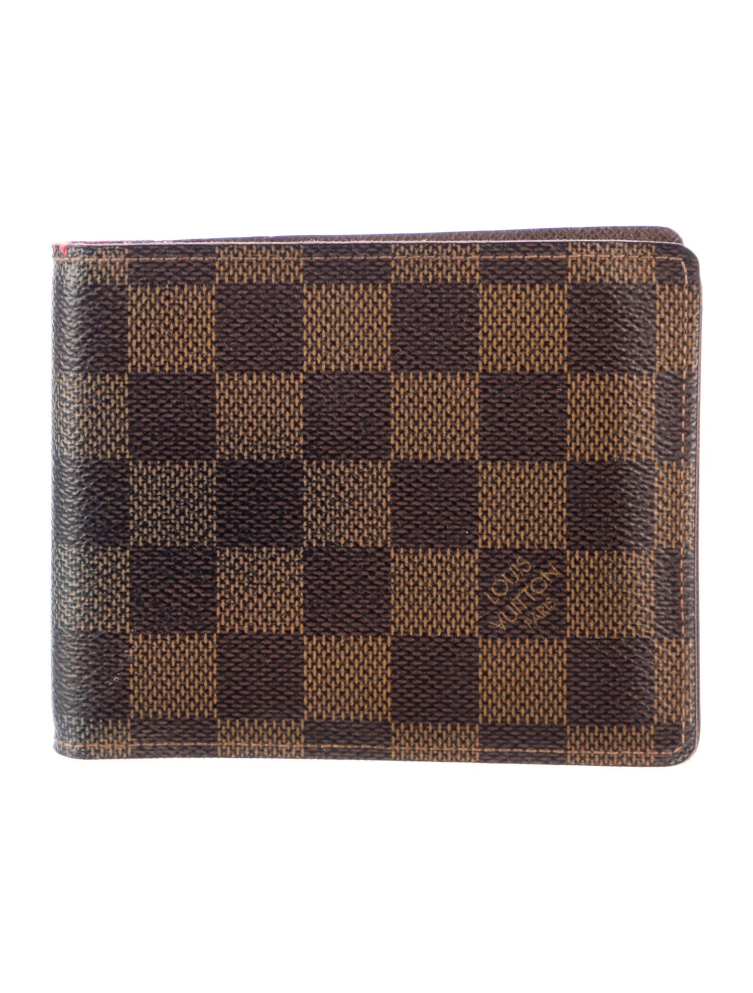 Louis Vuitton 2008 Damier Ebene Pattern Porte-Billets Carte Bleue