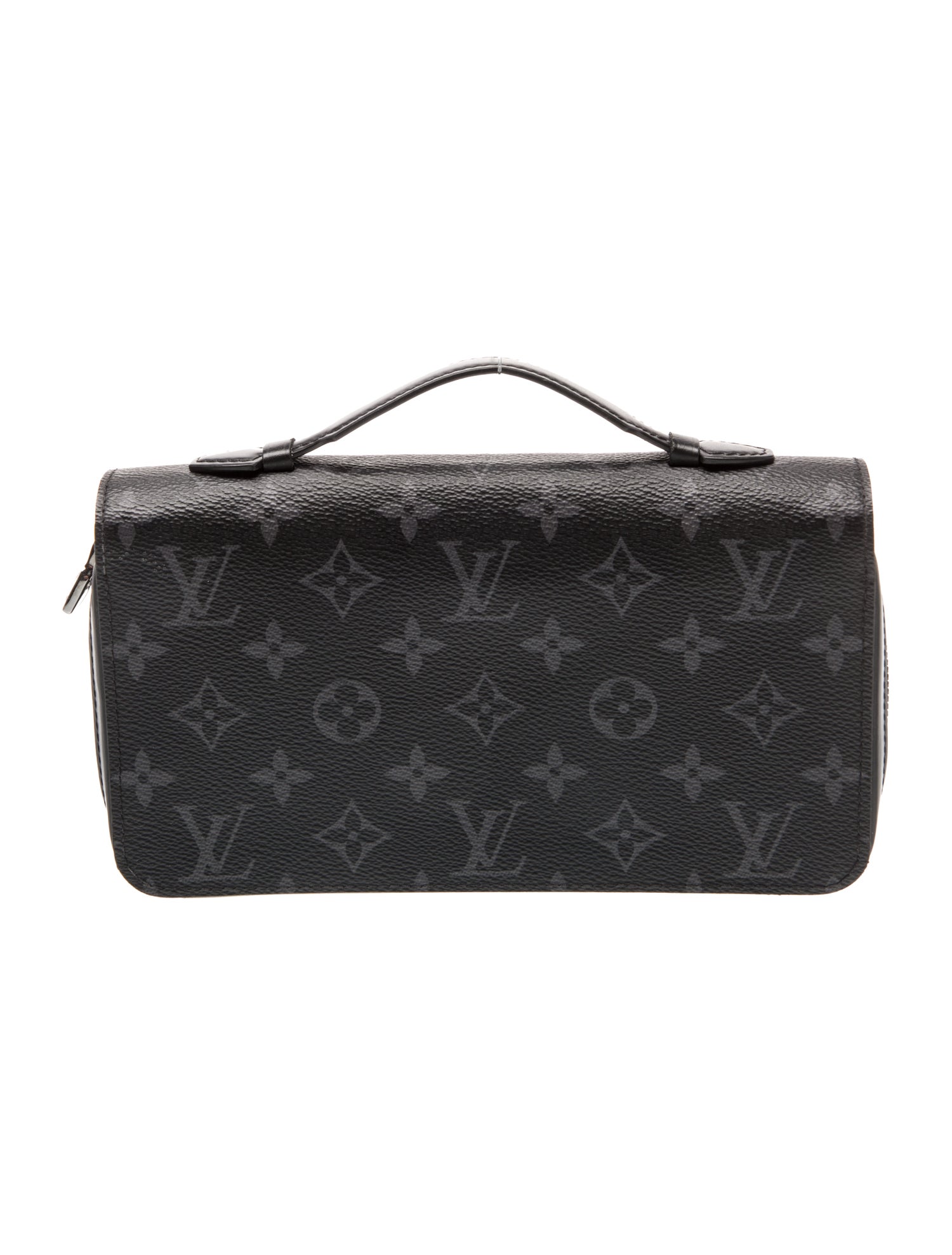 Louis Vuitton Monogram Eclipse Coated Canvas Macassar Zippy XL Wallet