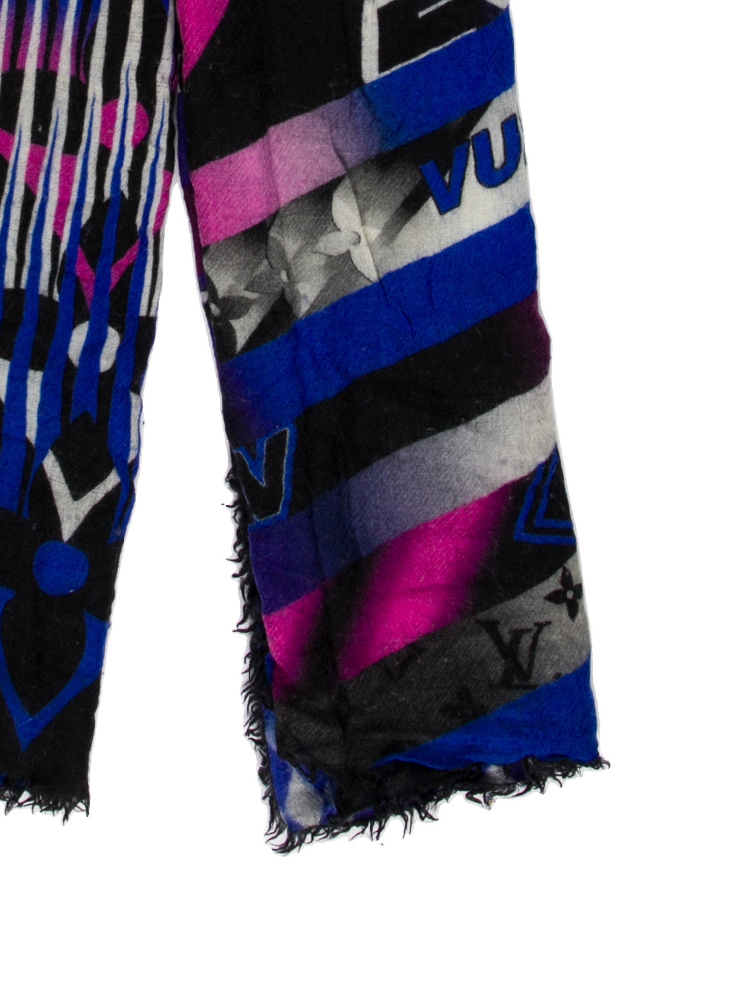 Louis Vuitton Speedy Race Wool Scarf