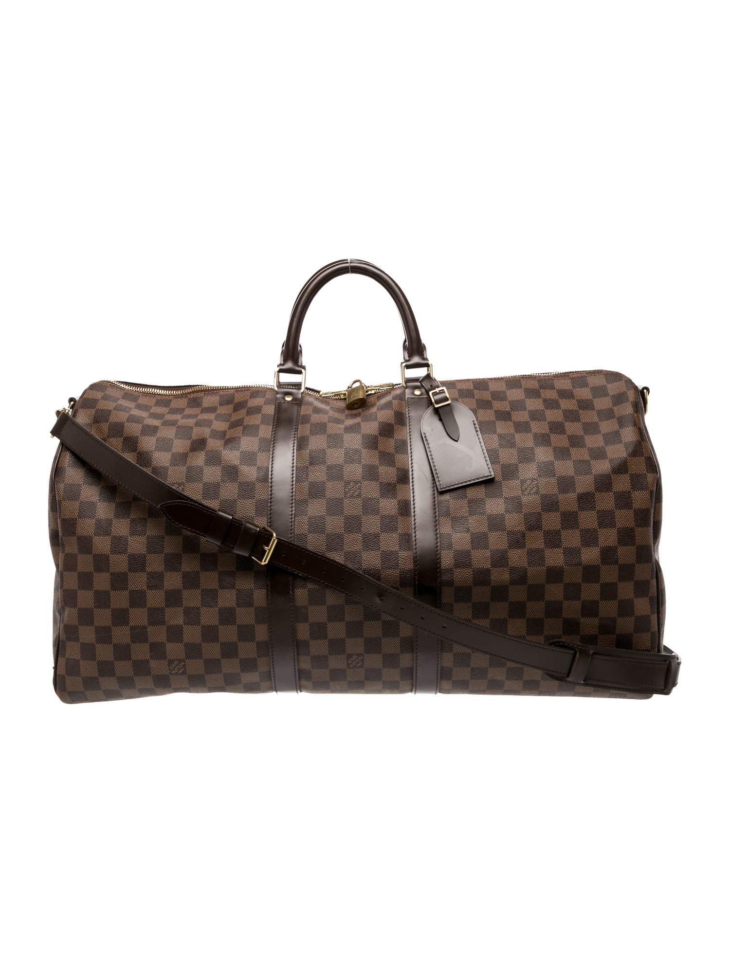 Louis Vuitton Damier Ebene Keepall Bandouliere 55