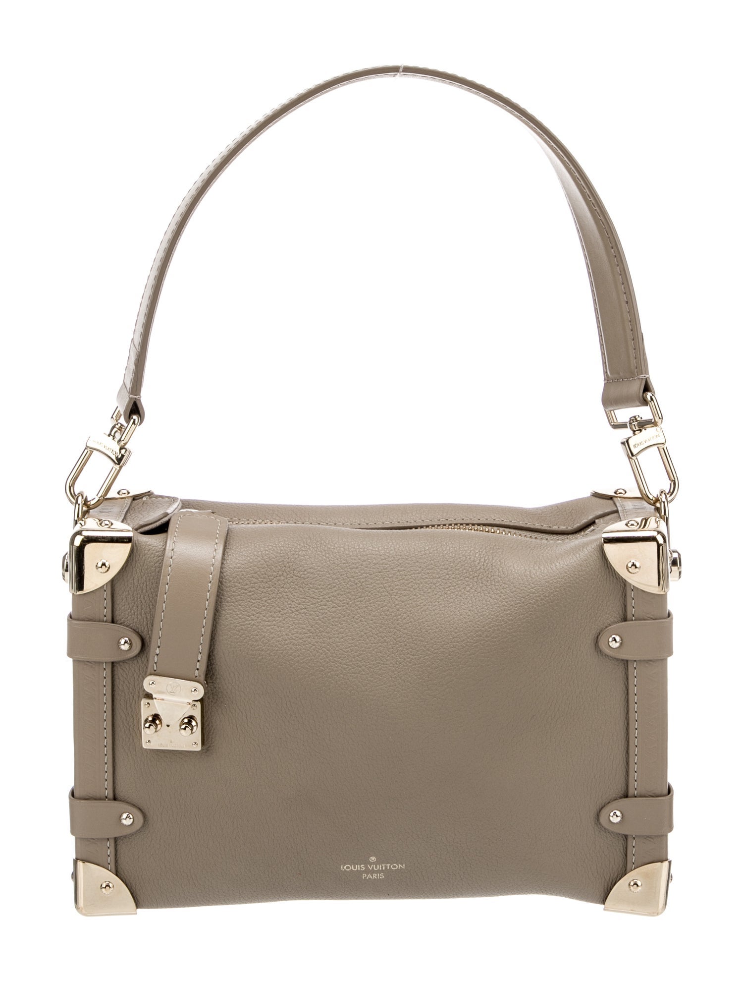 Louis Vuitton Calfskin Side Trunk MM