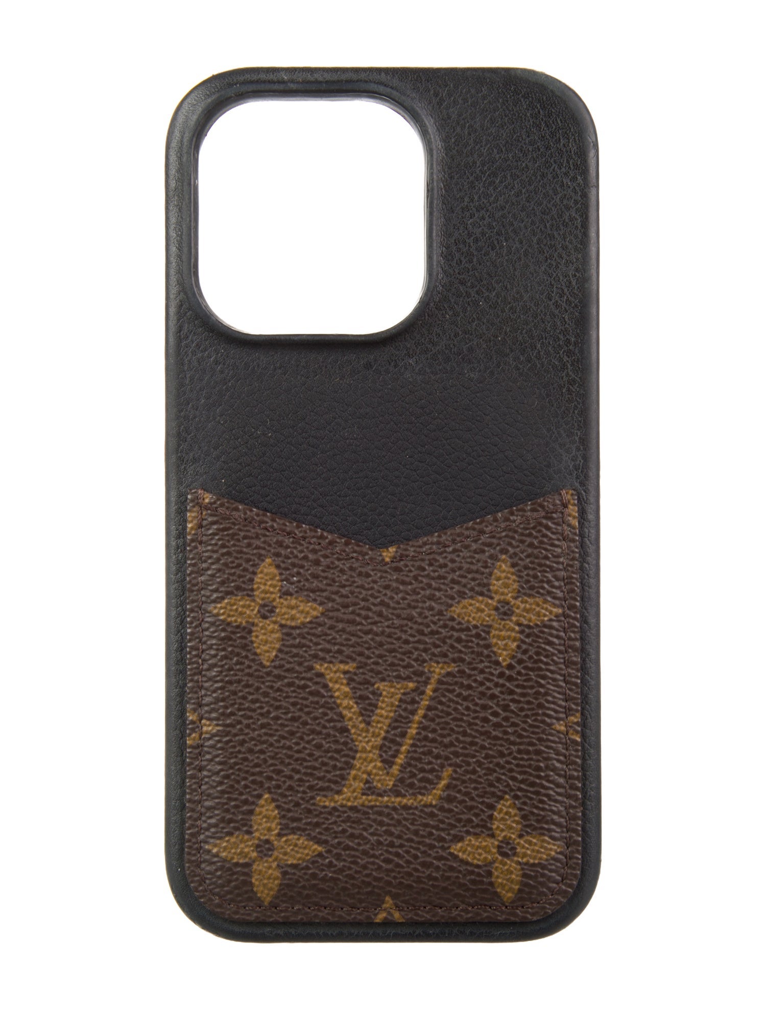 Louis Vuitton leather monogram phone case