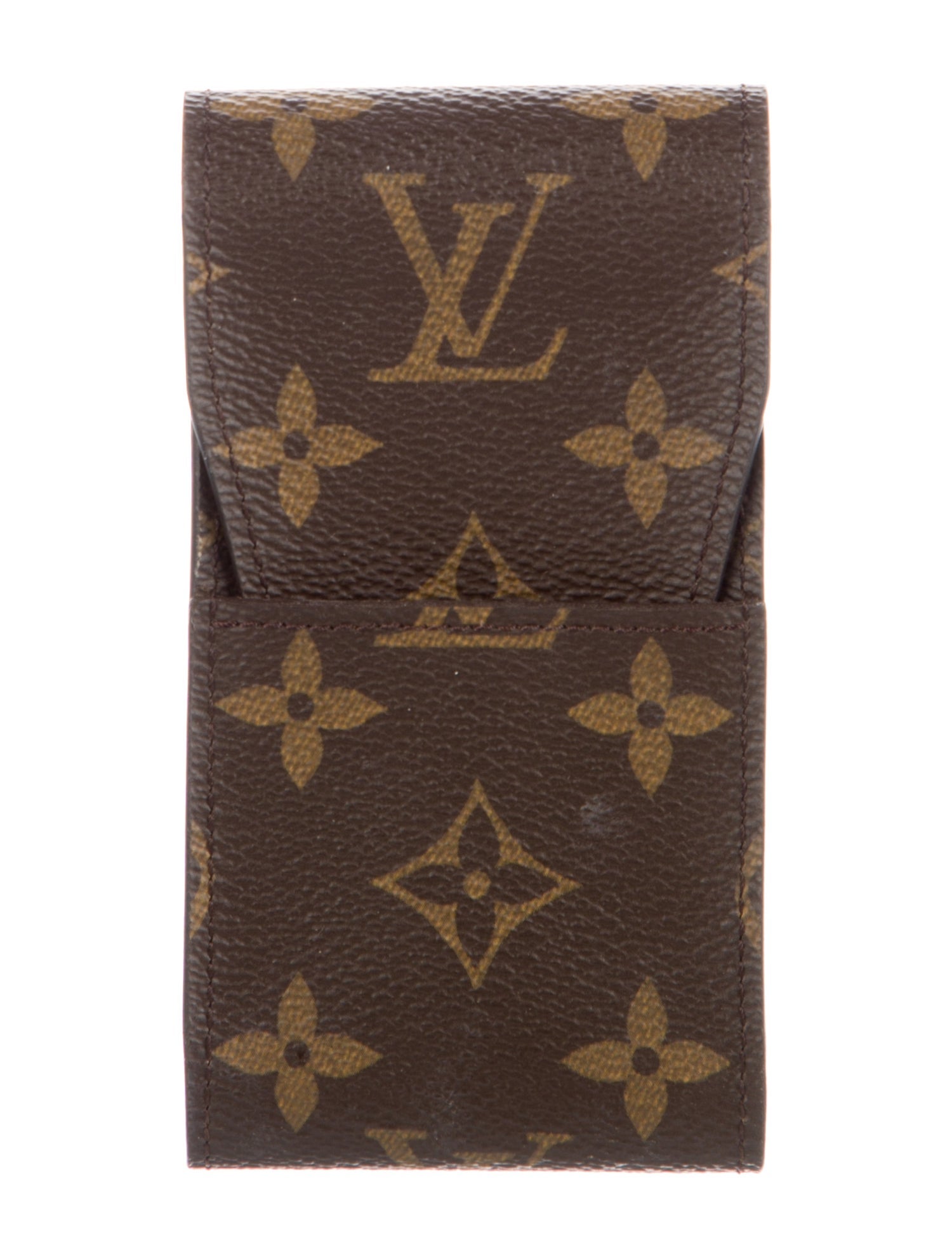 Louis Vuitton LV Monogram Coated Canvas Card Case