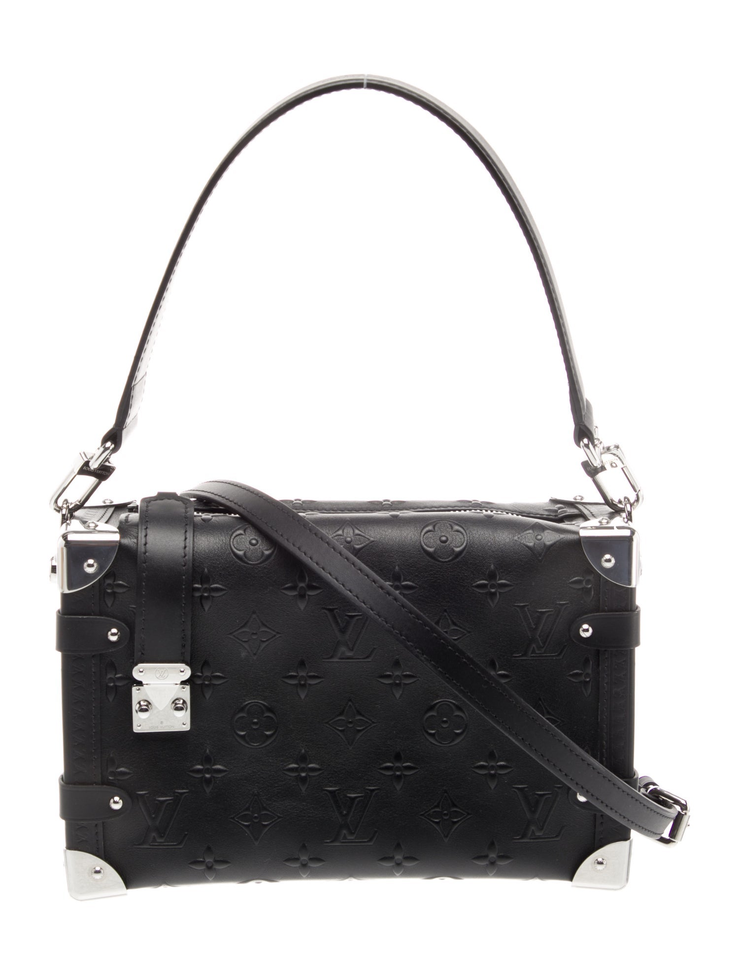 Louis Vuitton LV Monogram Debossed Side Trunk MM