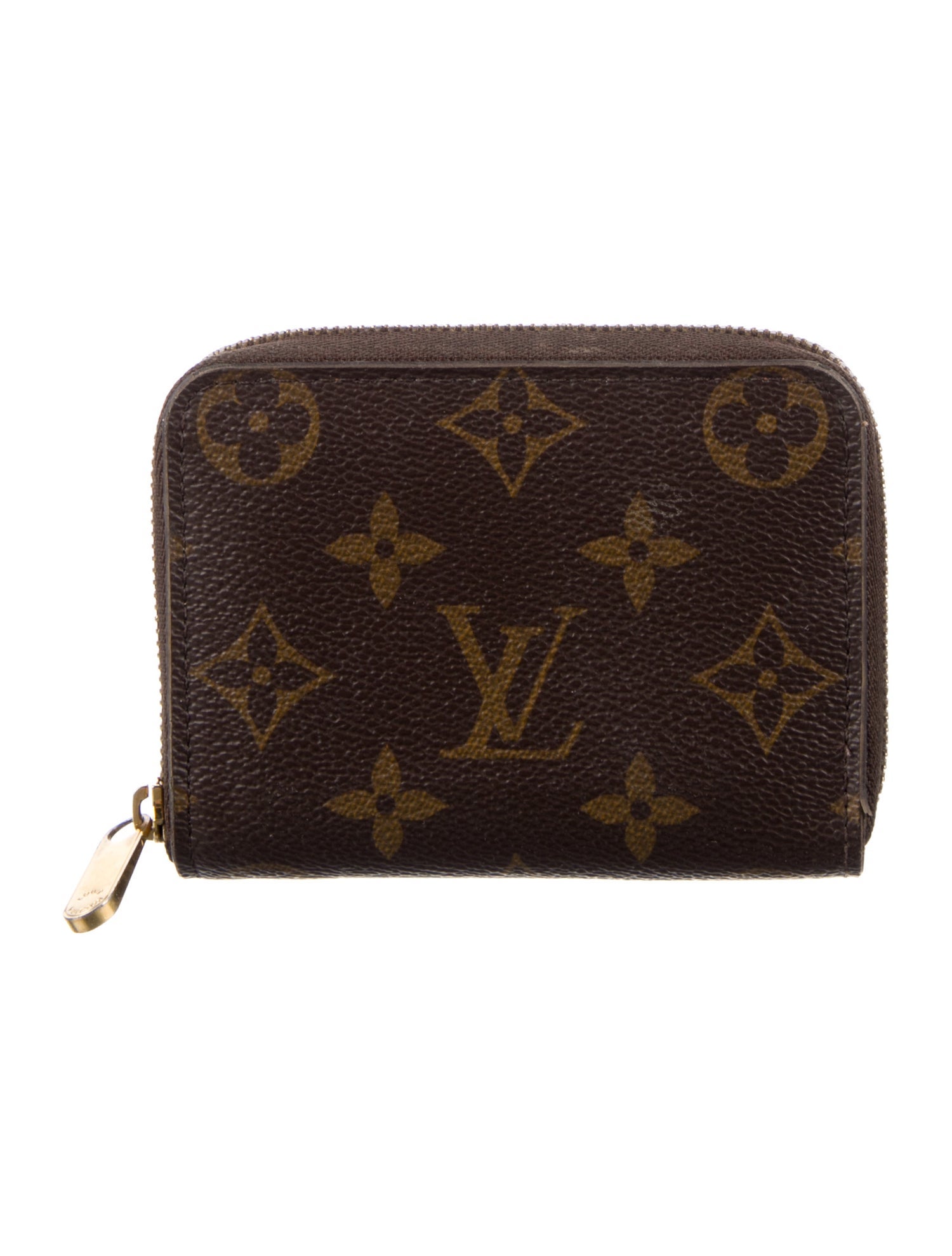 Louis Vuitton LV Monogram Coated Canvas Zippy Coin Purse