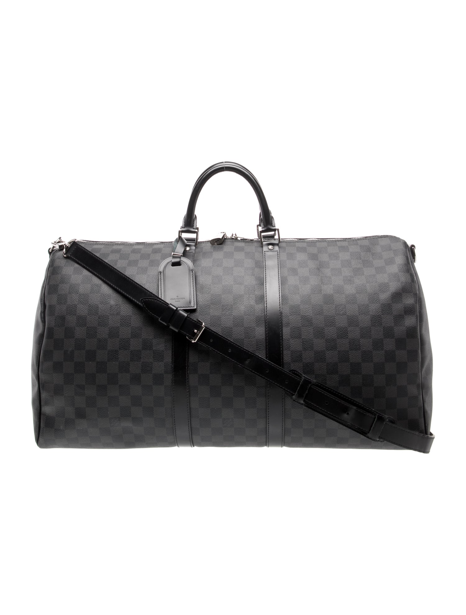 Louis Vuitton Pattern Print Coated Canvas Keepall Bandouliere 55