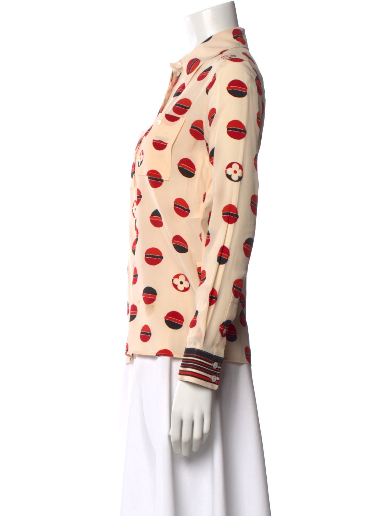 Louis Vuitton 2020 Silk Button-up Blouse