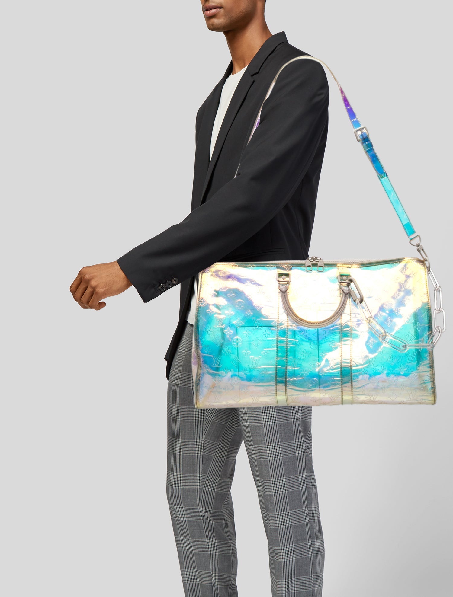 Louis Vuitton PVC Keepall Bandouliere 50