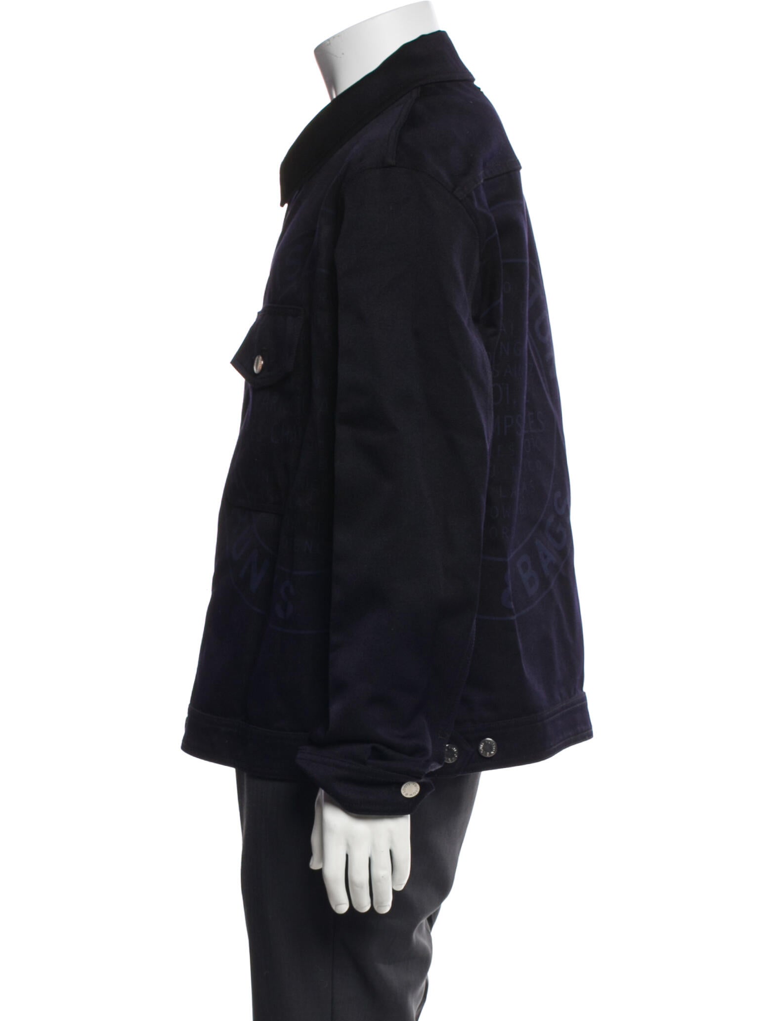 Louis Vuitton 2016 Silk Trucker Denim Jacket