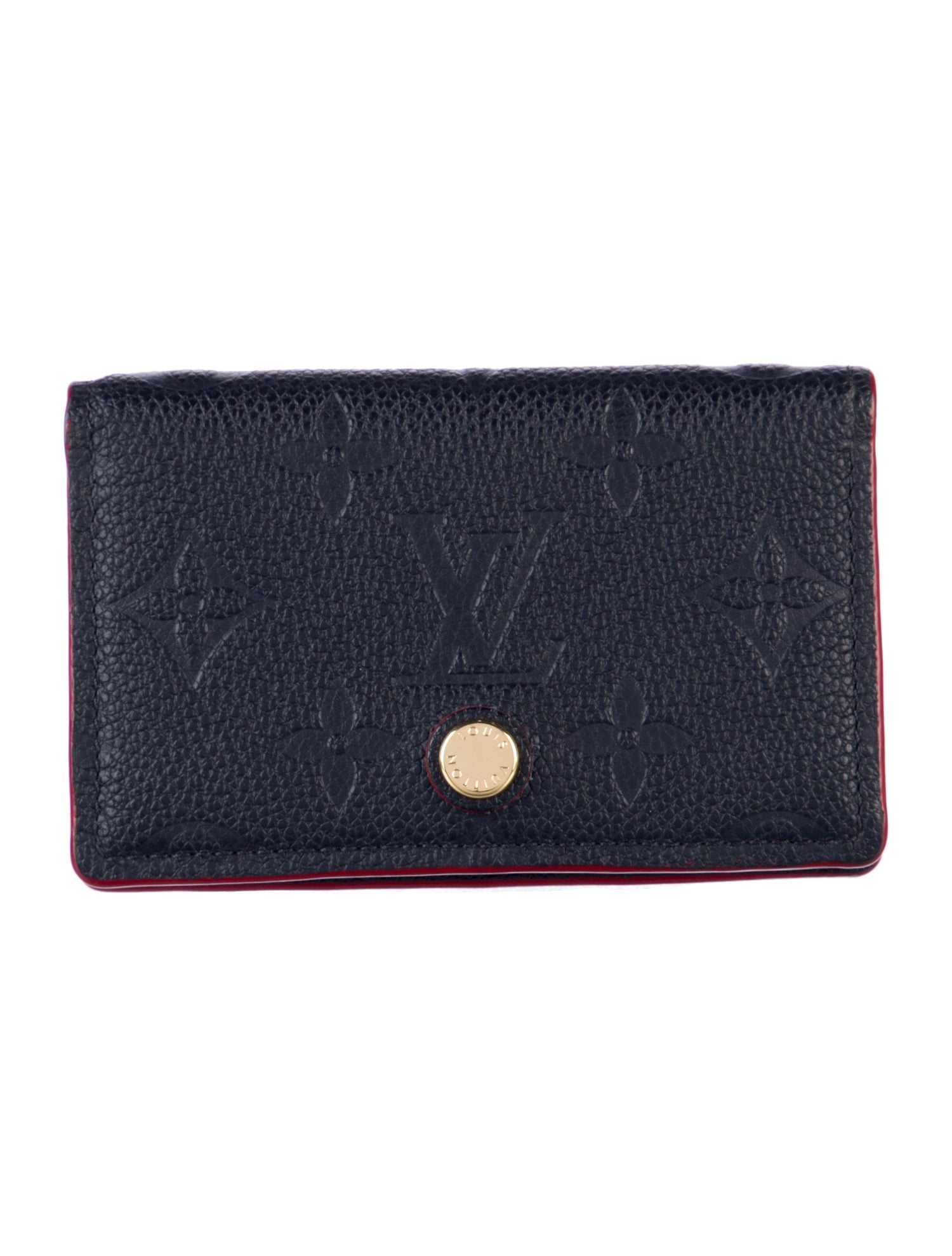Louis Vuitton LV Monogram Empreinte Leather Card Holder