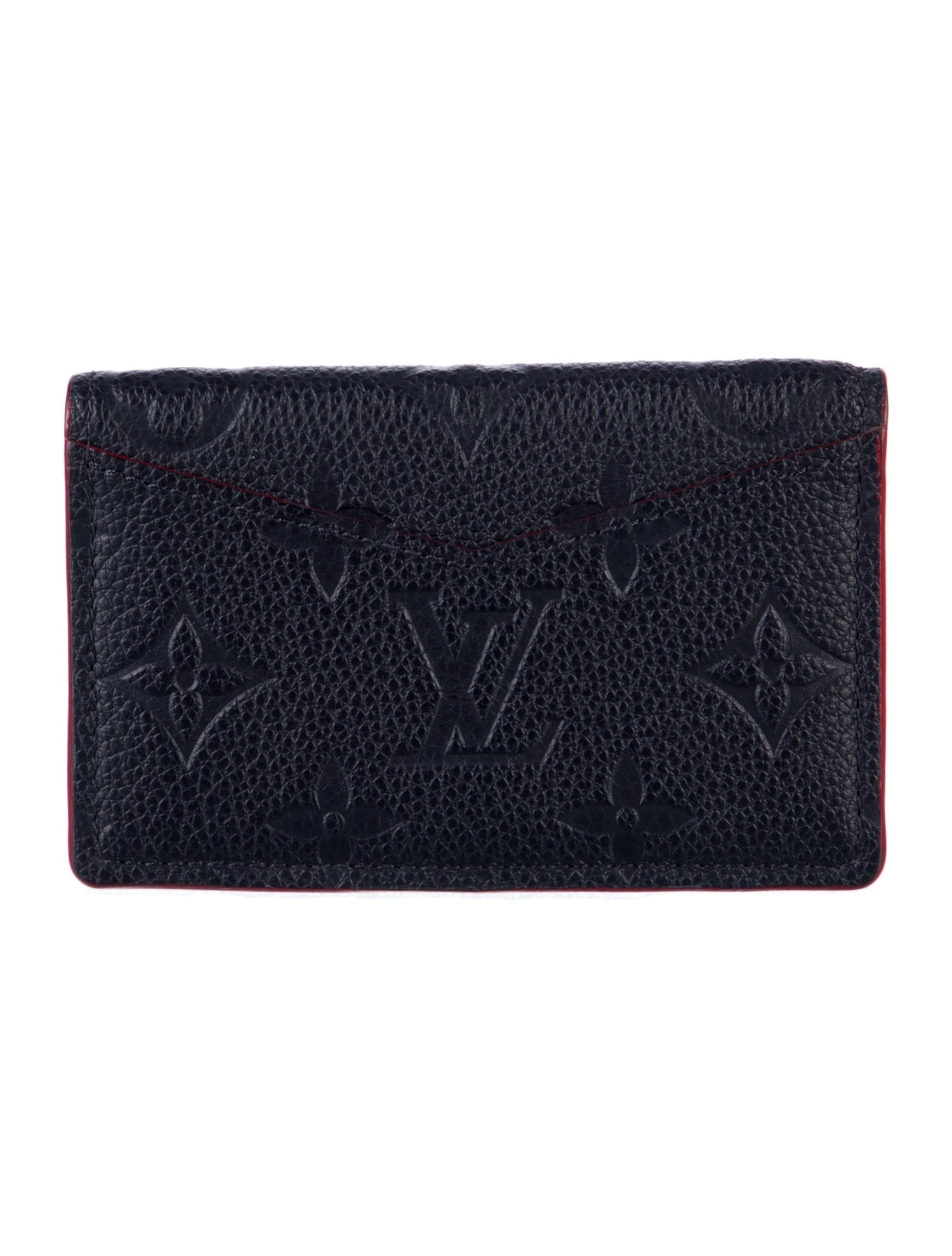 Louis Vuitton LV Monogram Empreinte Leather Card Holder