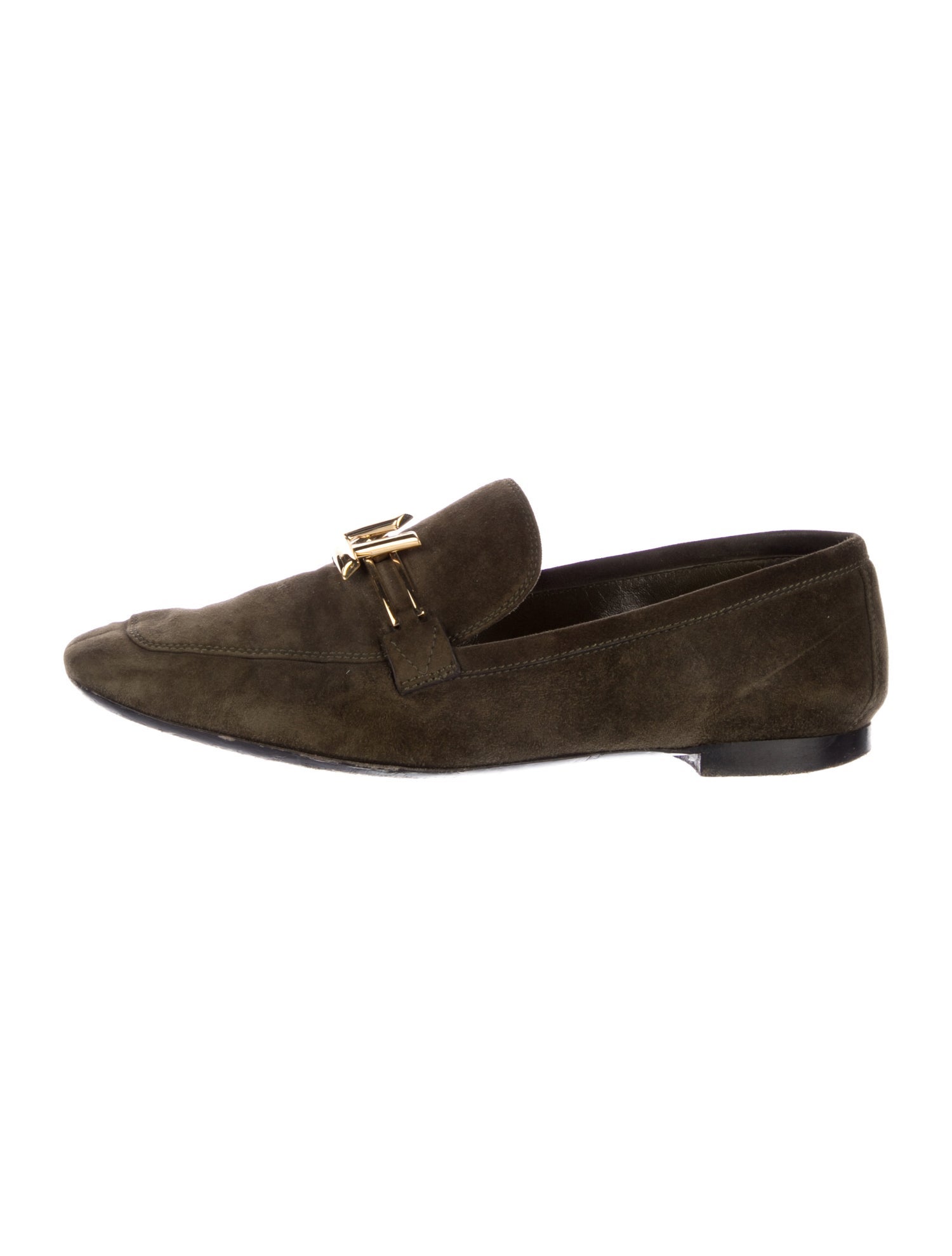 Louis Vuitton Suede Loafers