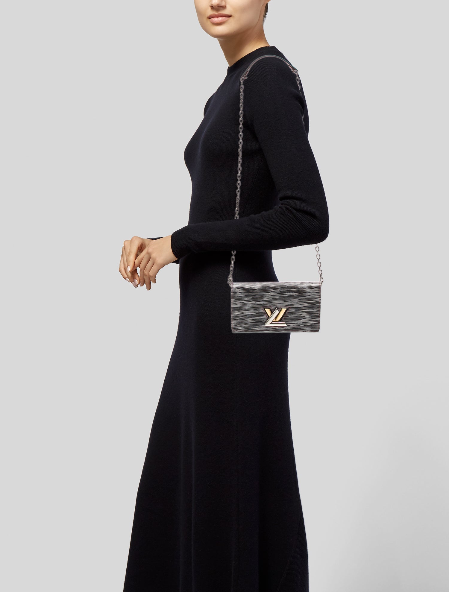 Louis Vuitton Epi Leather Twist Wallet on Chain