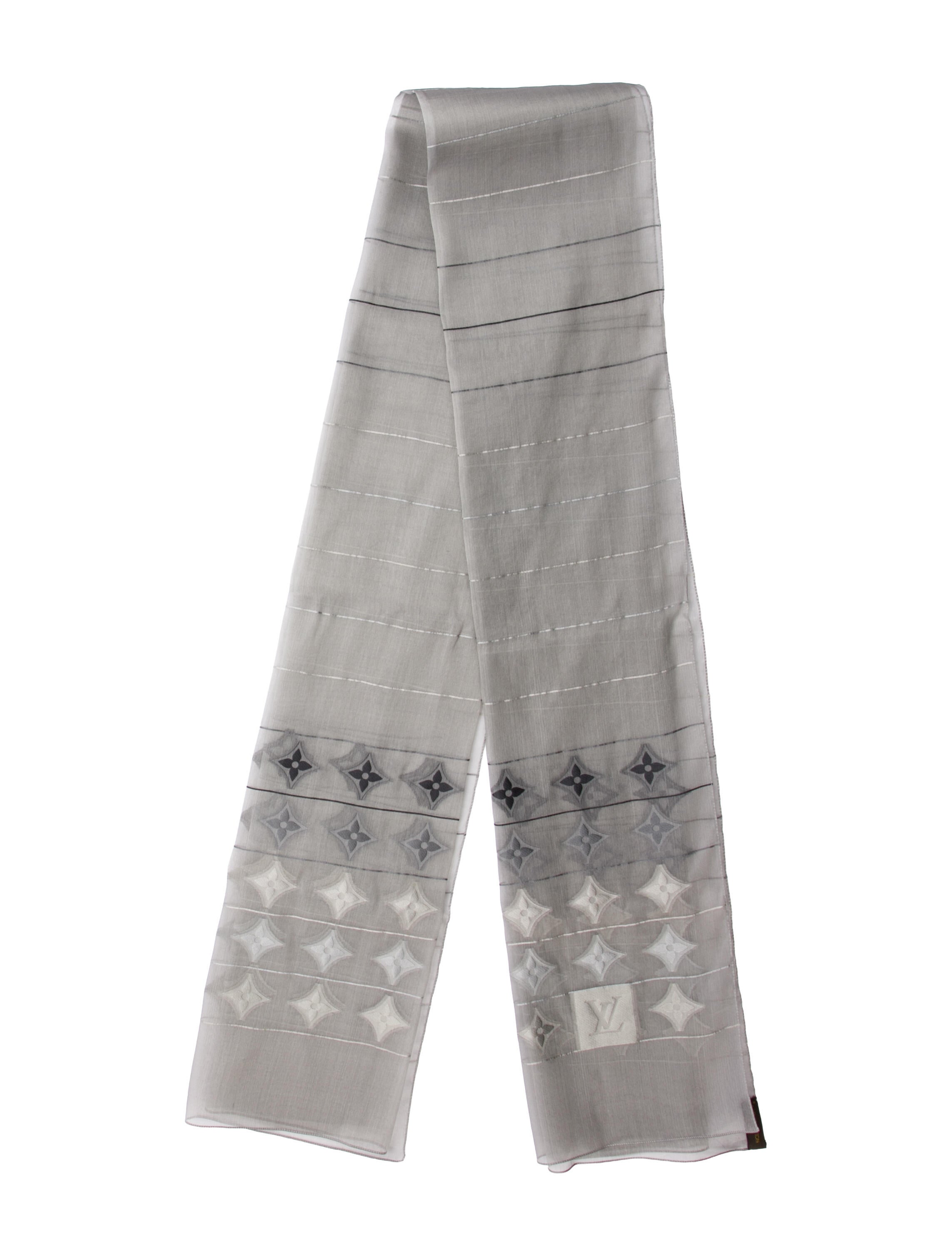 Louis Vuitton Silk LV Monogram Scarf