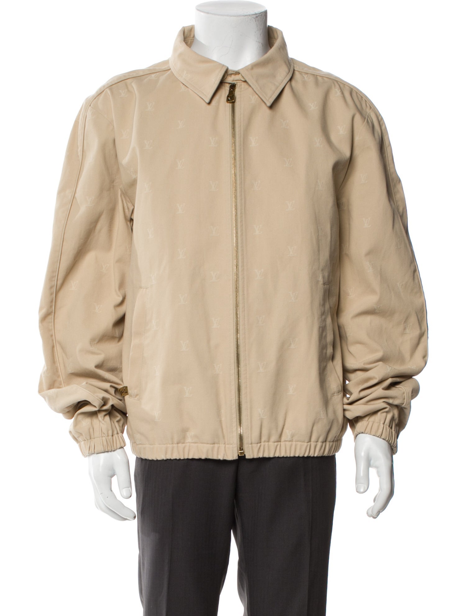 Louis Vuitton 2024 Signature Logo Bomber Jacket