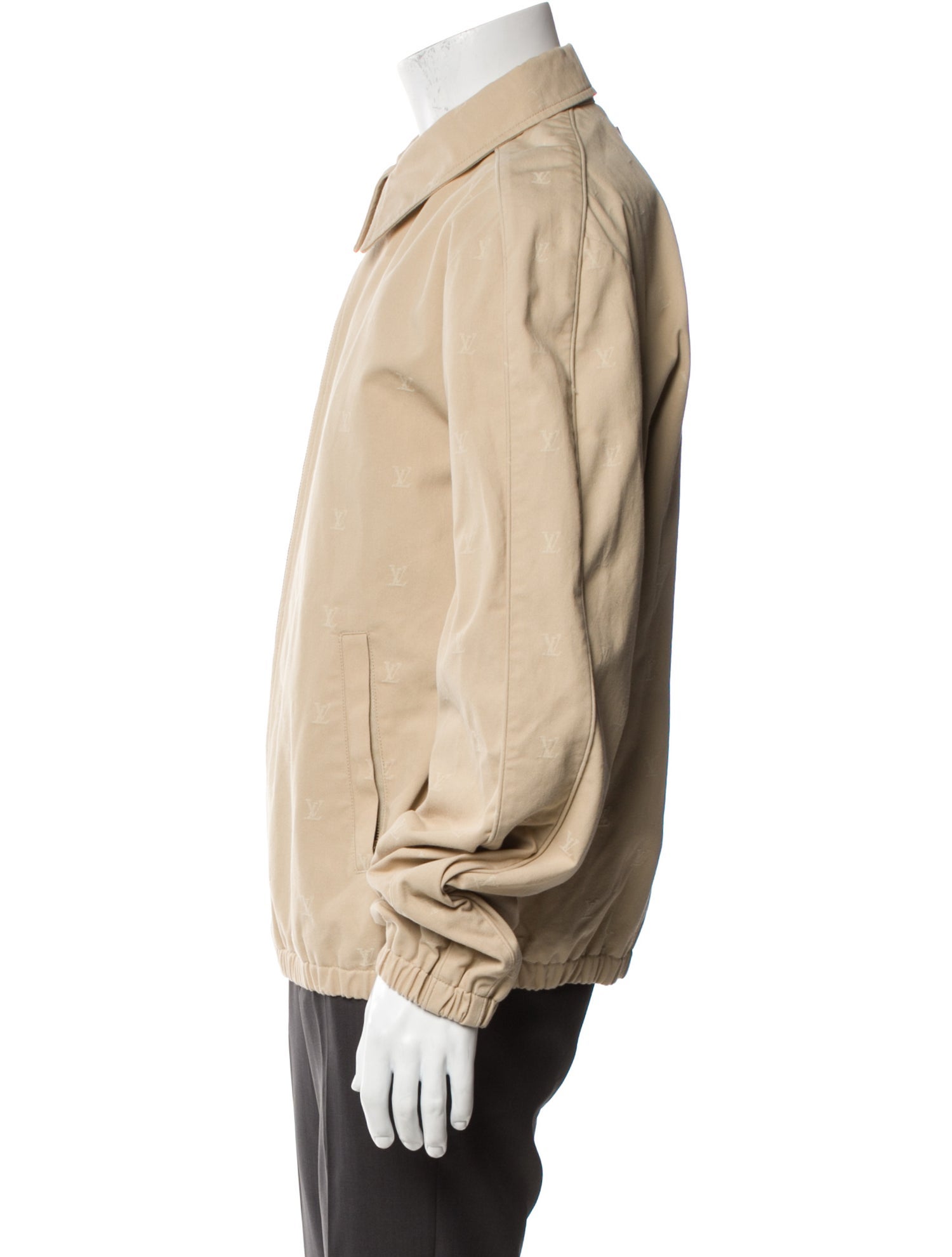 Louis Vuitton 2024 Signature Logo Bomber Jacket