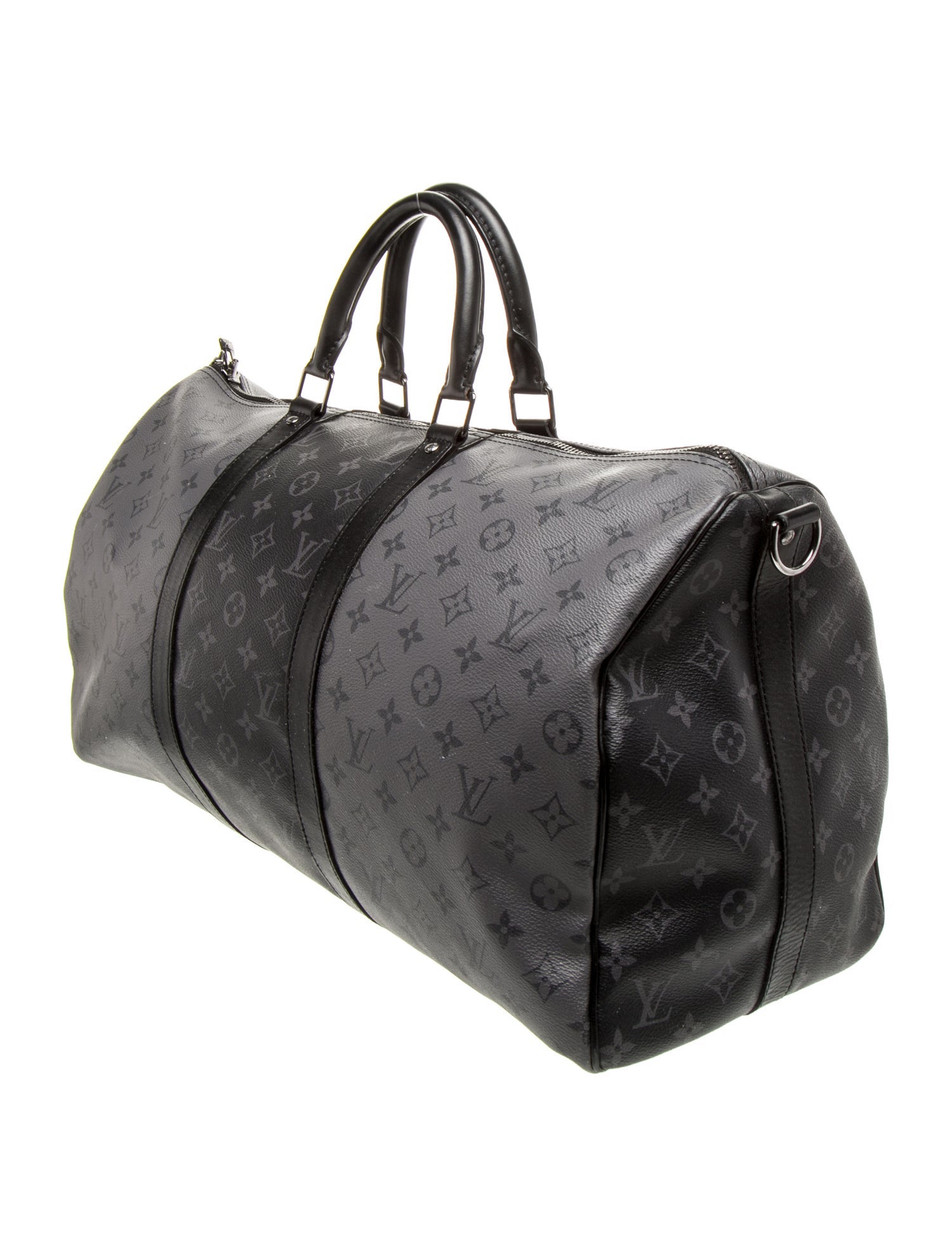Louis Vuitton Monogram Eclipse Keepall Bandouliere 50