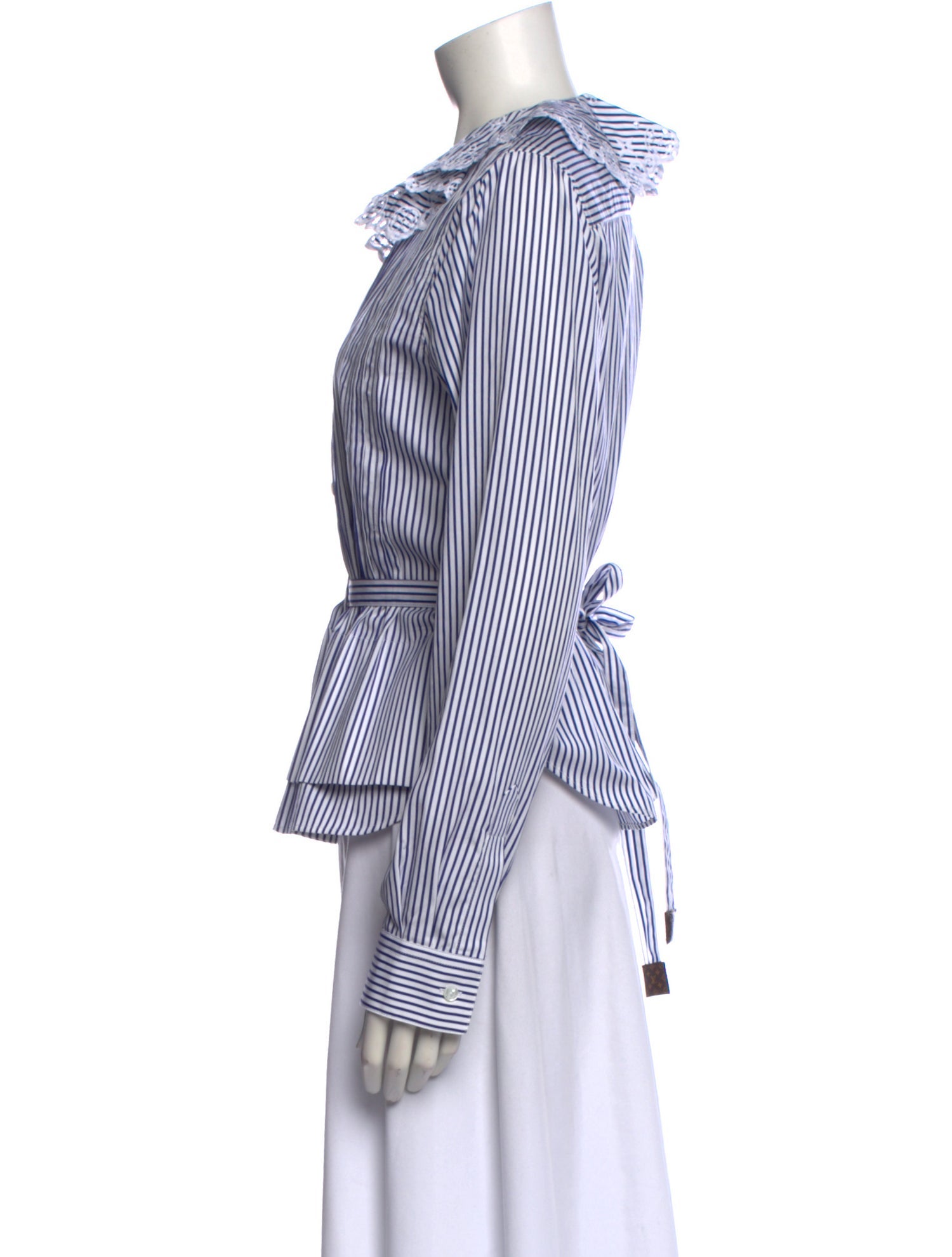 Louis Vuitton 2022 Striped Blouse Blouse