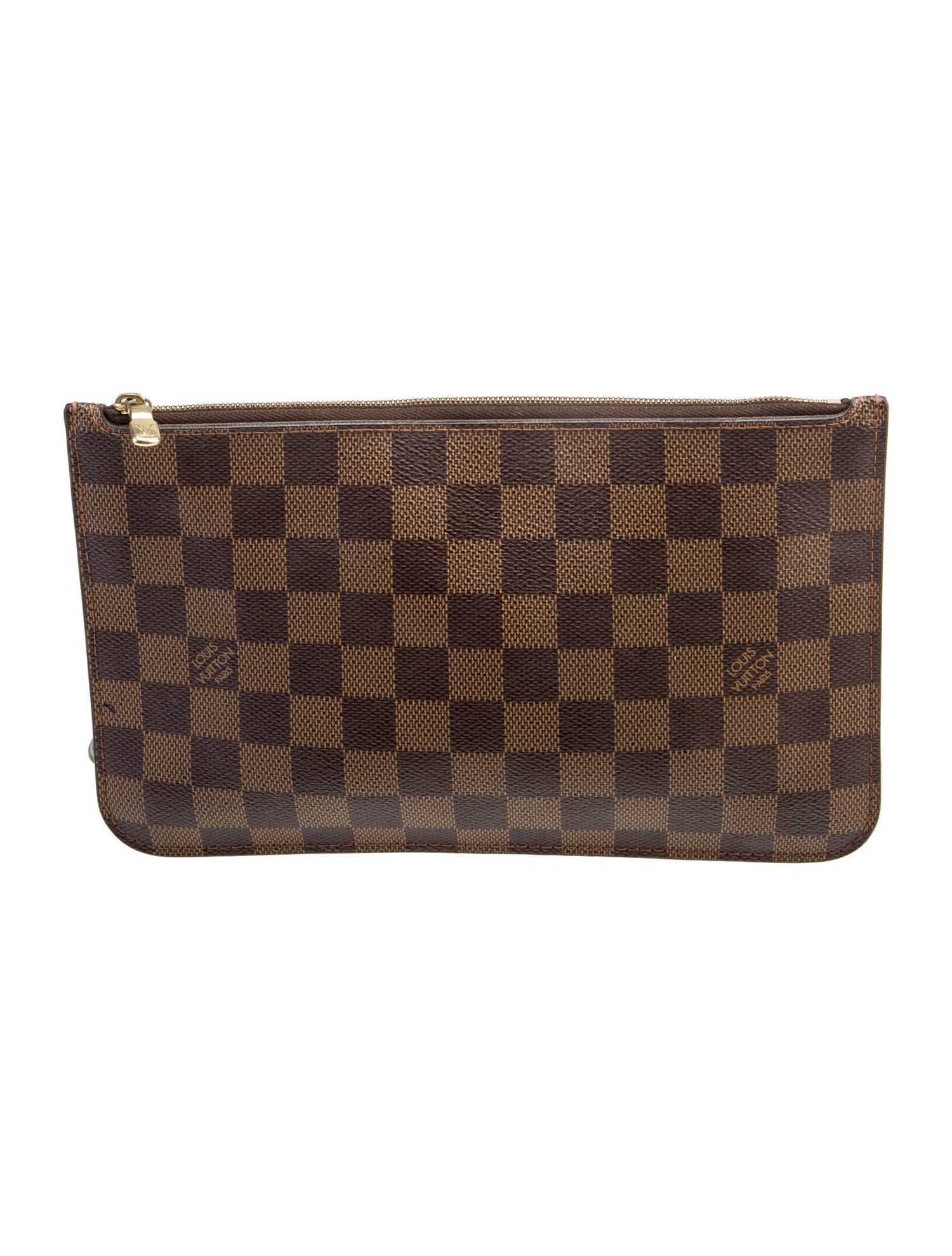 Louis Vuitton Damier Ebene Neverfull Pouch