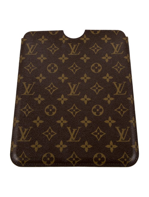 Louis Vuitton leather monogram tablet case