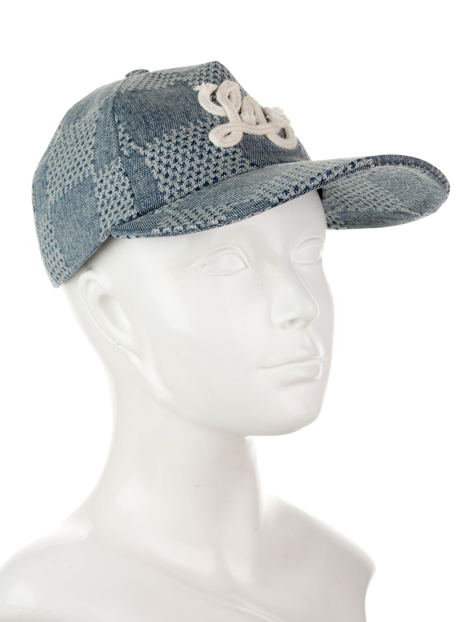 Louis Vuitton Damier Denim 3D Baseball Cap