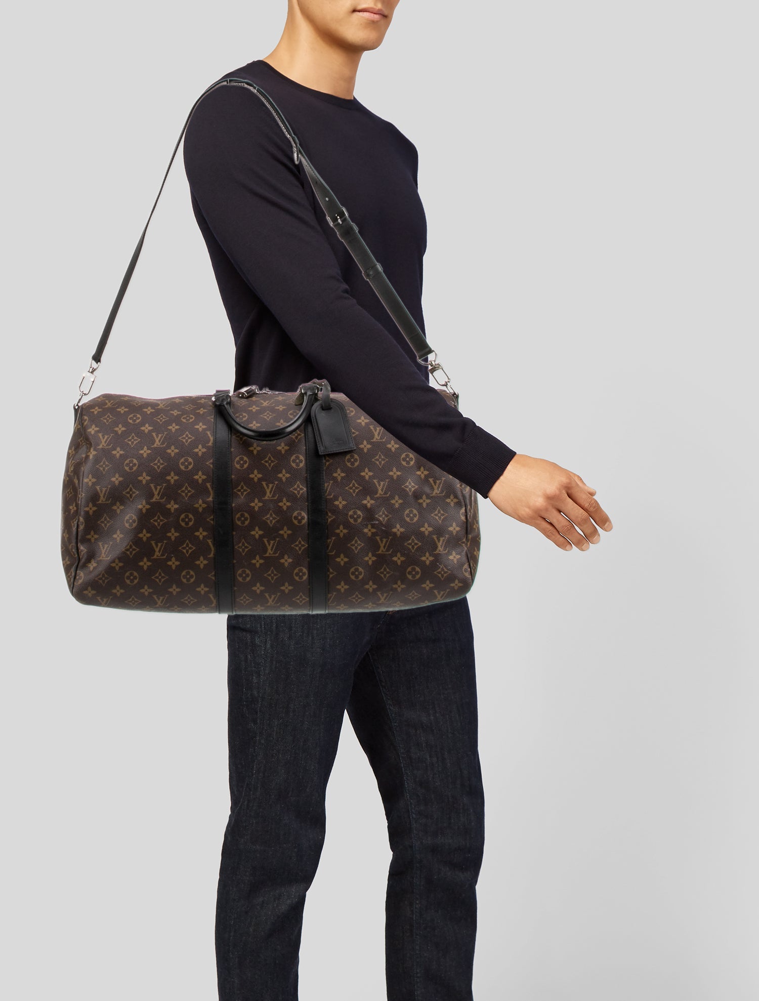 Louis Vuitton LV Monogram Keepall Bandouliere 55