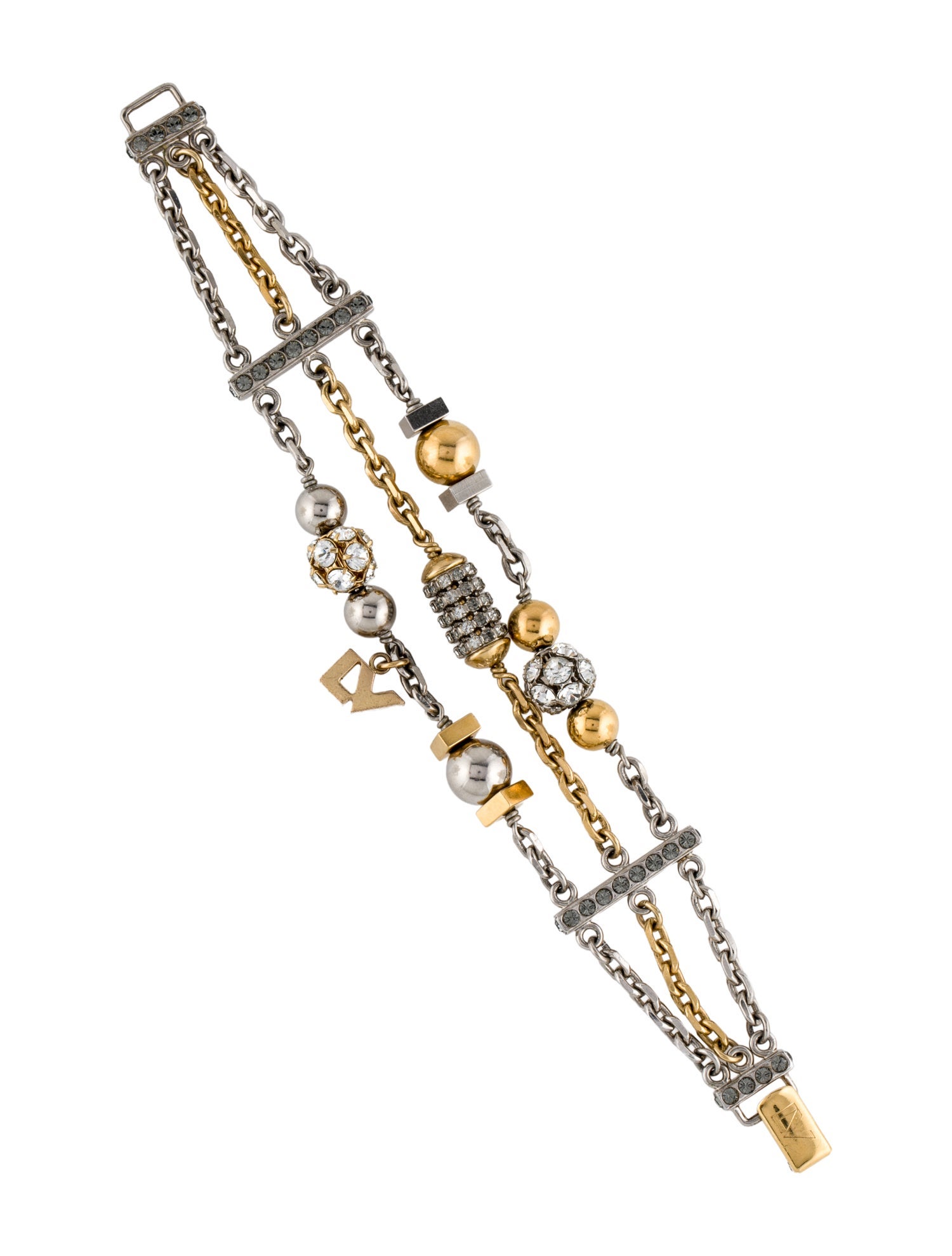 Louis Vuitton Crystal All That Jazz Multistrand Bracelet