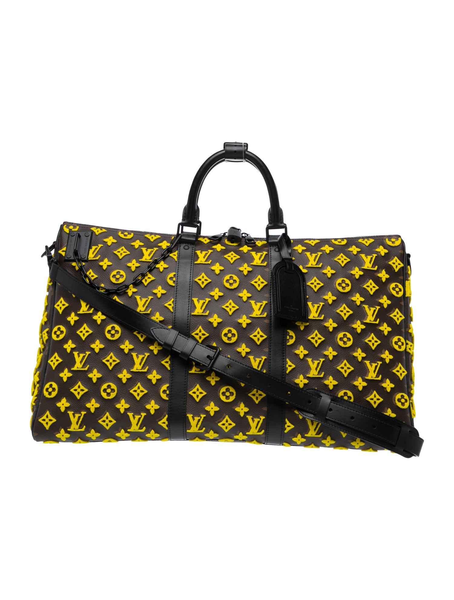 Louis Vuitton Keepall Triangle Bandouliere 50 Duffle Travel Bag