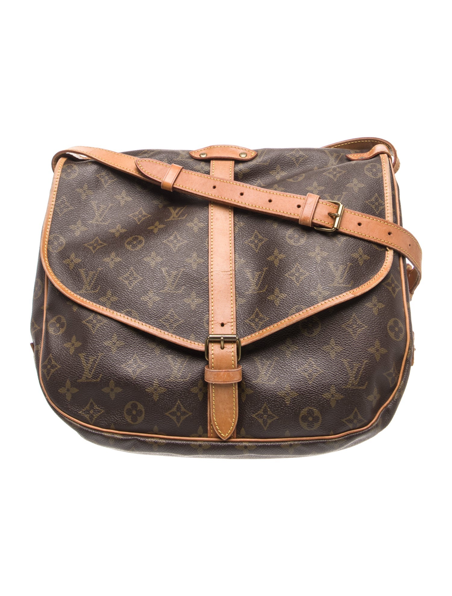 Louis Vuitton LV Monogram Saumur 35