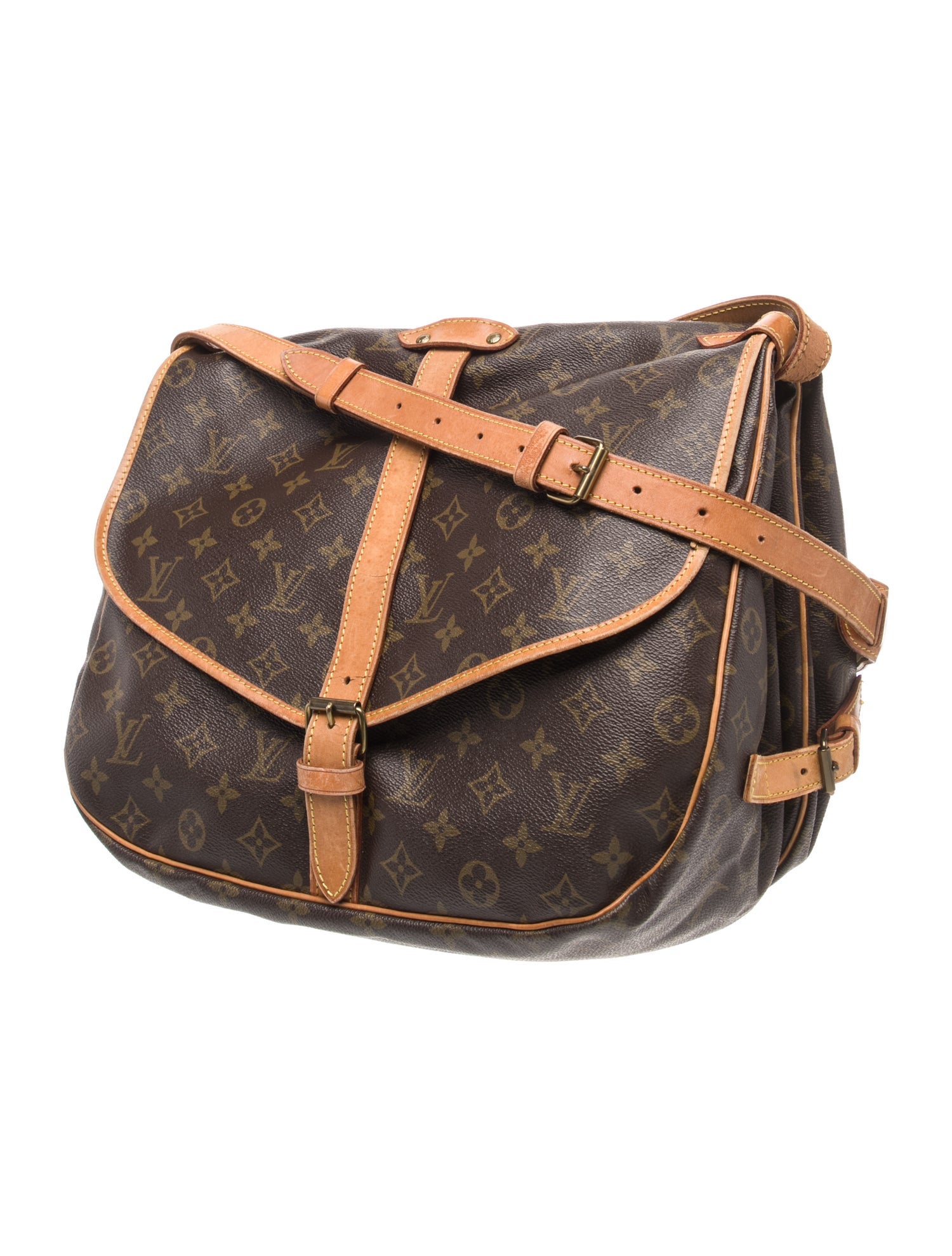 Louis Vuitton LV Monogram Saumur 35