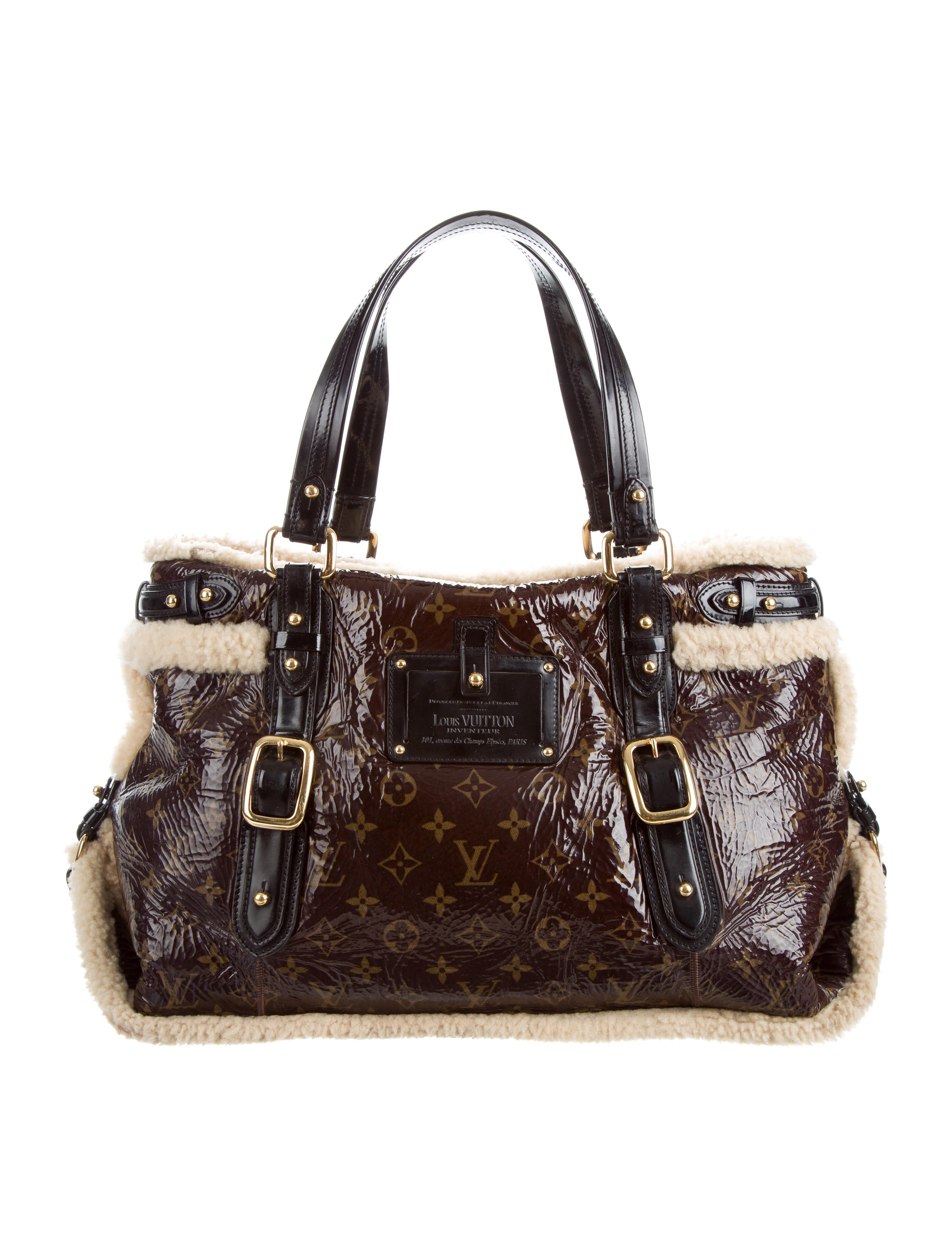 shearling louis vuitton bag
