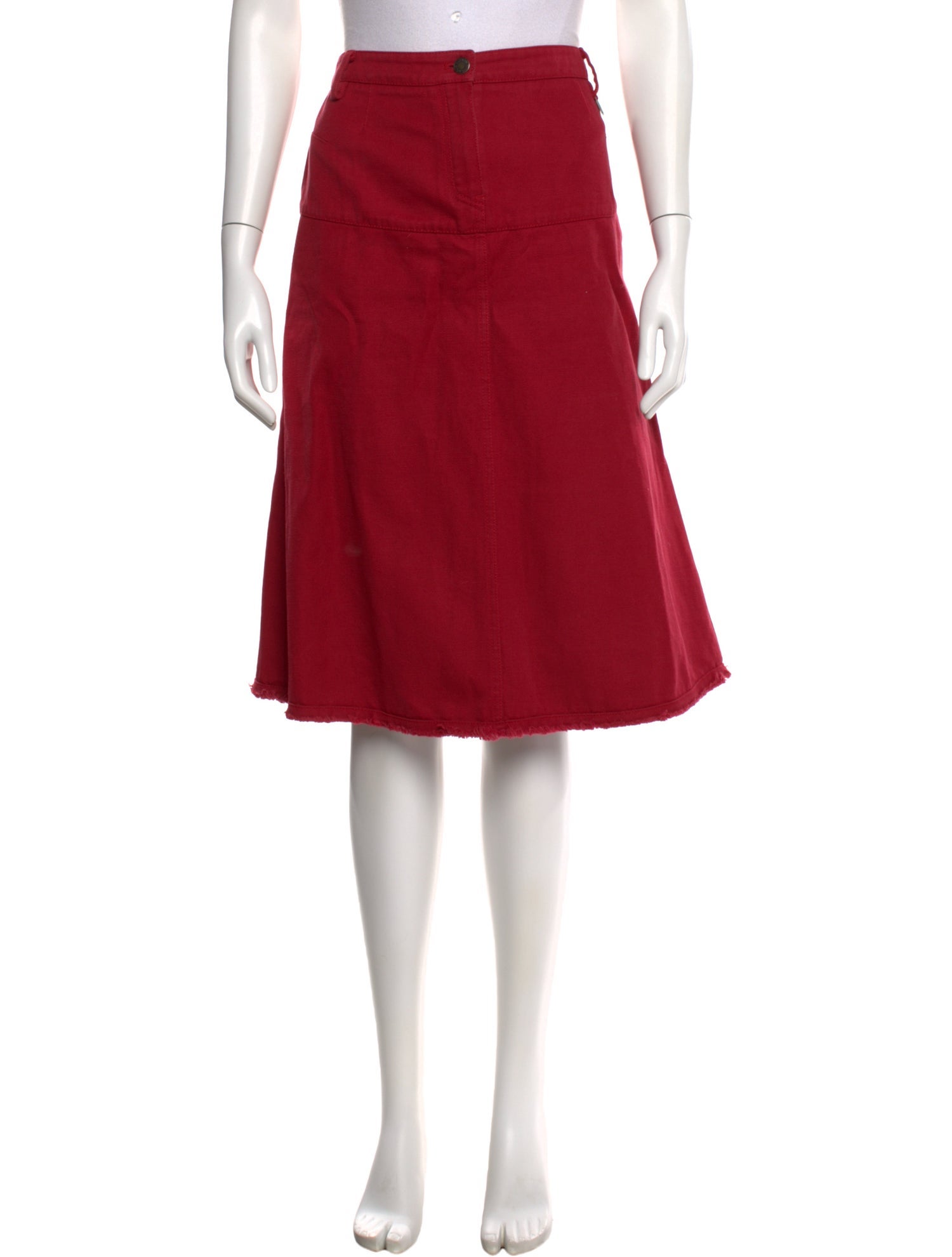 Louis Vuitton Vintage Knee-Length Skirt