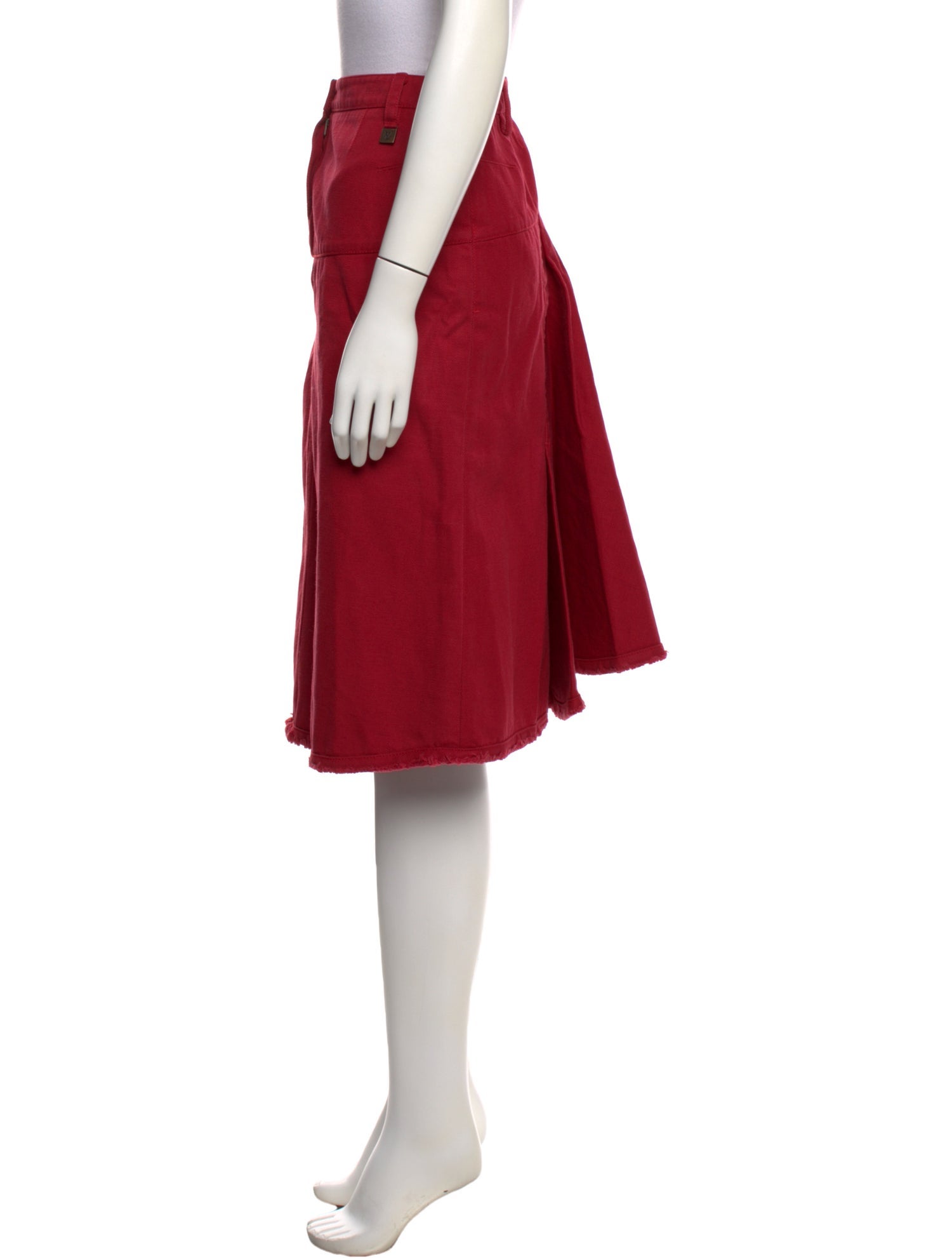 Louis Vuitton Vintage Knee-Length Skirt