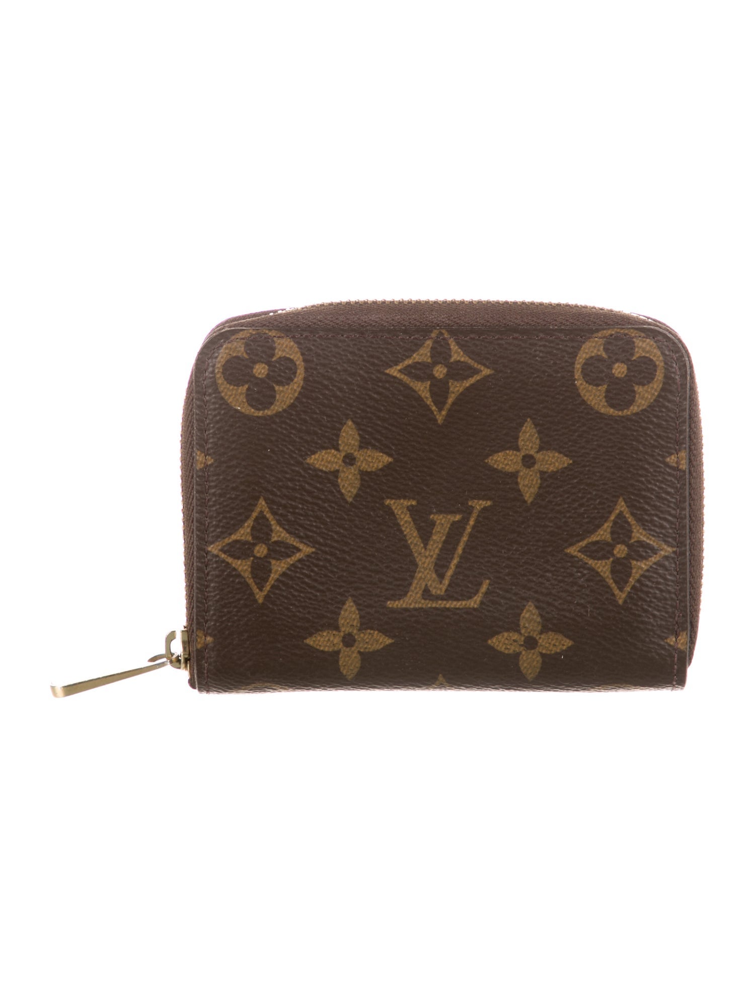 Louis Vuitton LV Monogram Coated Canvas Zippy Coin Purse