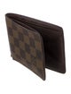 Louis Vuitton Damier Ebene Pattern Coated Canvas Multiple Wallet