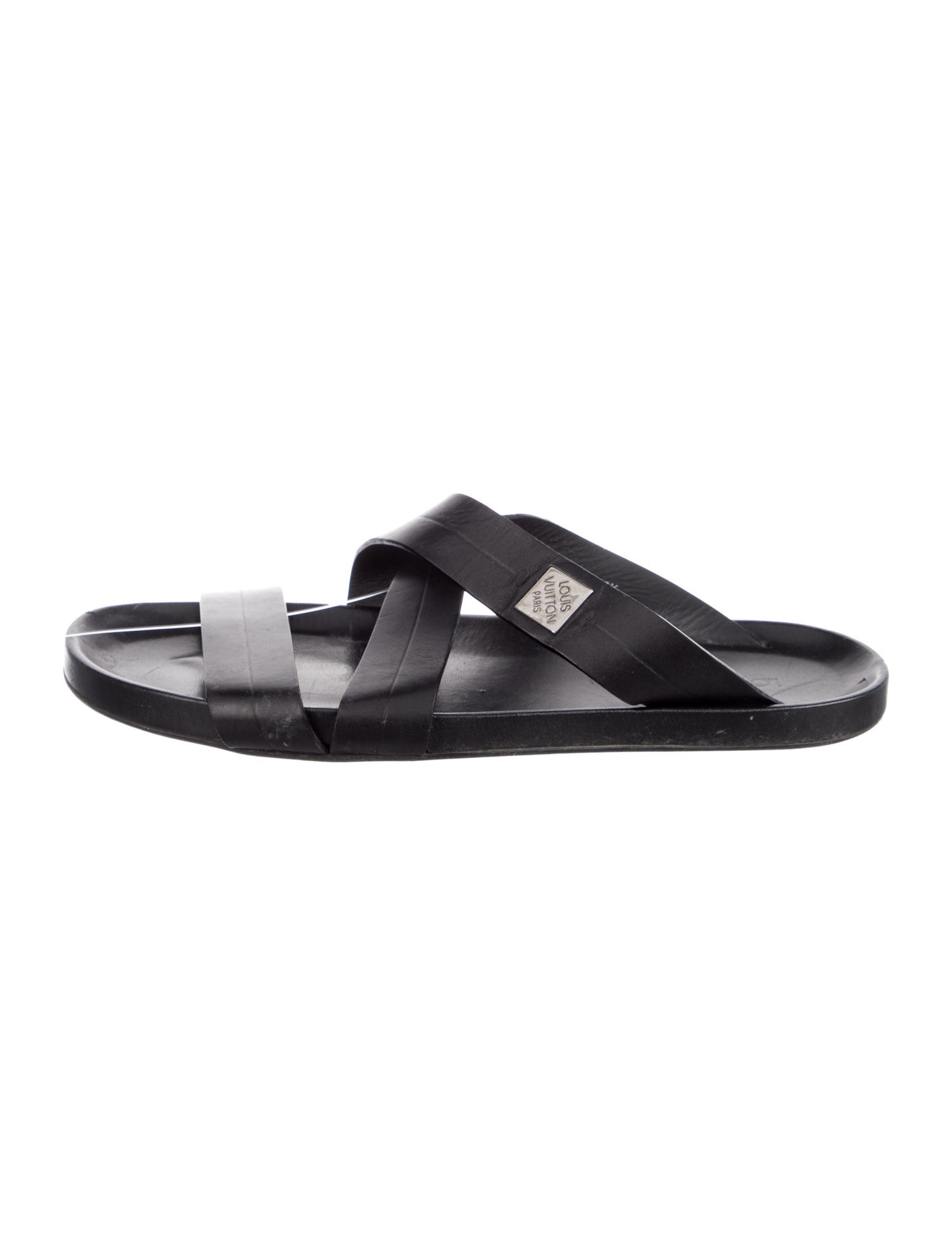 Louis Vuitton Leather Slides