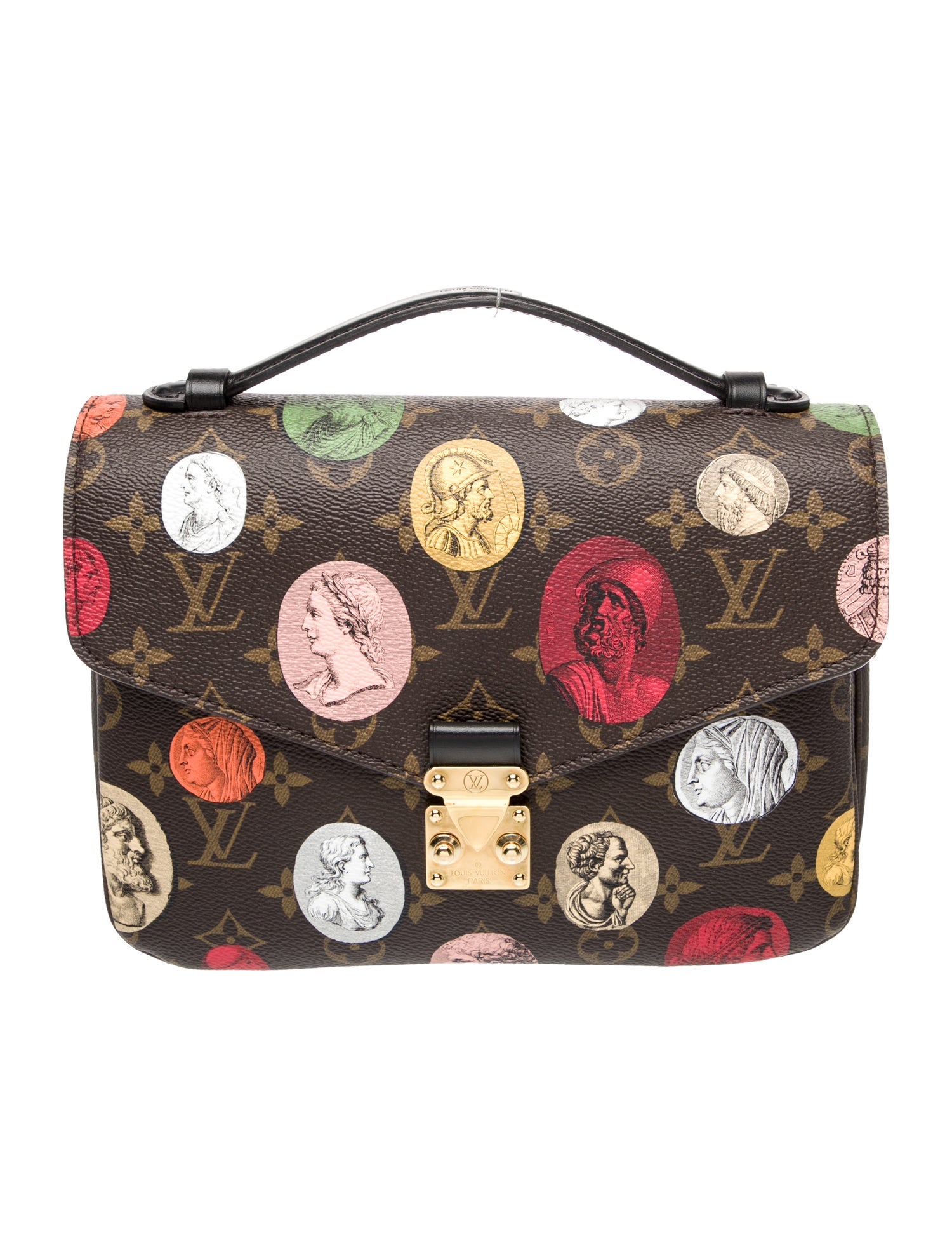 Louis Vuitton x FORNASETTI LV Monogram Cameo Pochette Metis
