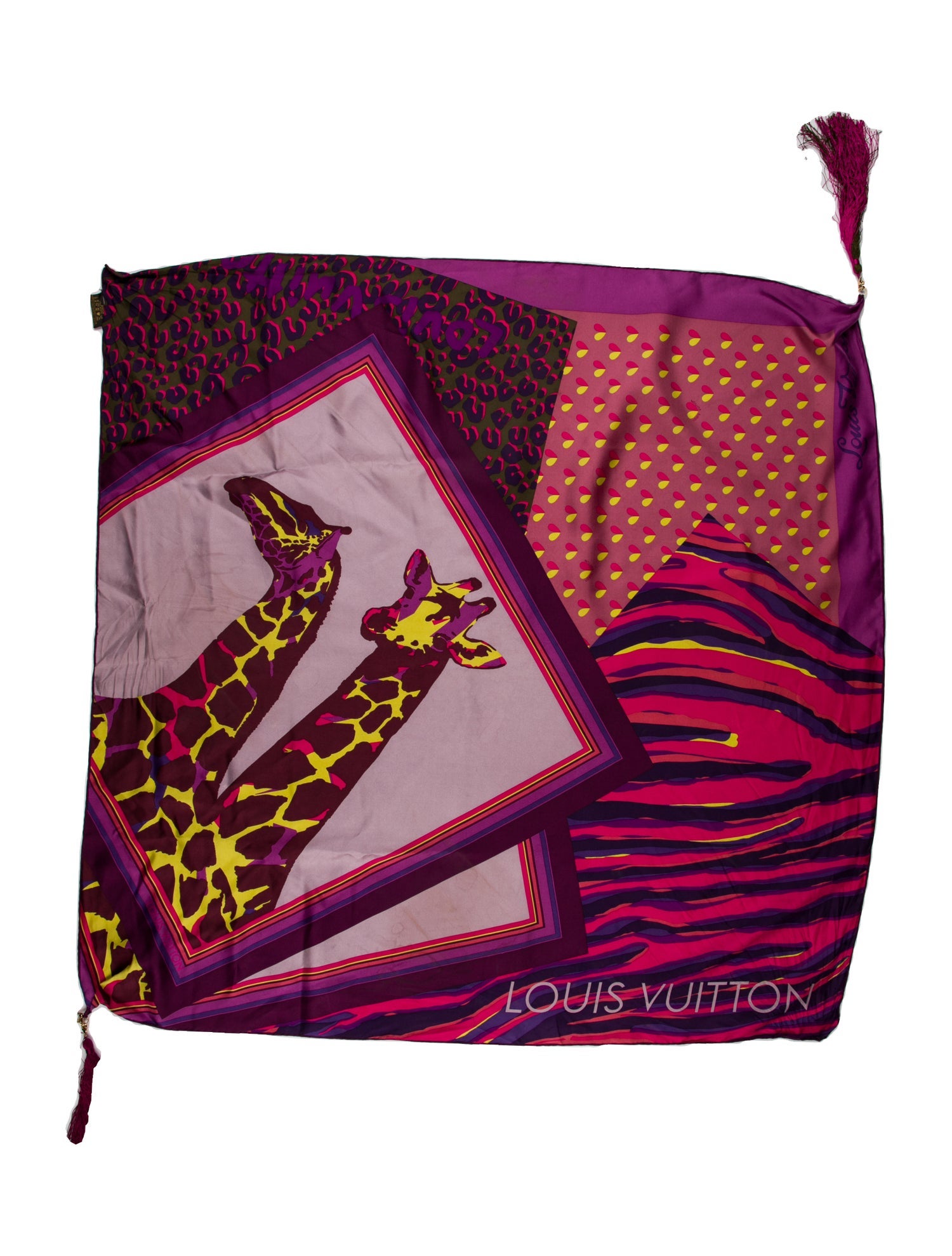 Louis Vuitton Silk Printed Scarf