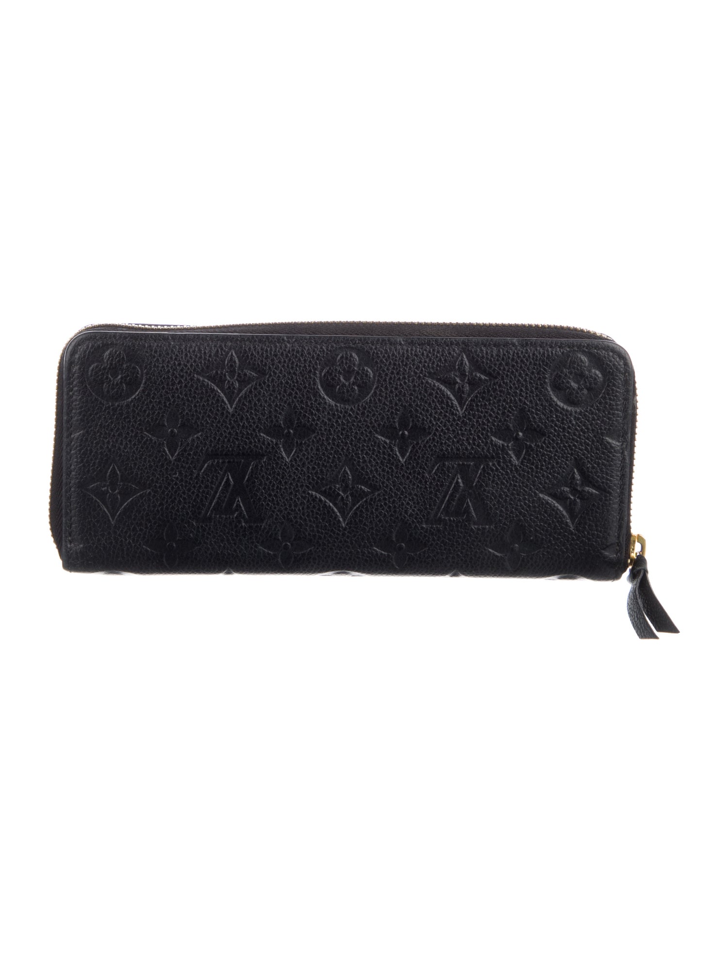 Louis Vuitton Monogram Pattern Empreinte Leather Clemence Wallet