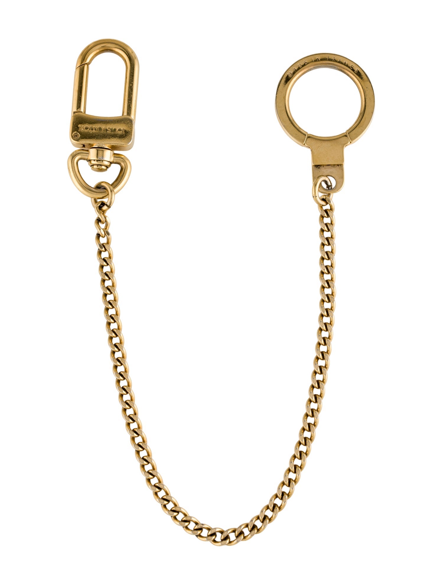 Louis Vuitton Bolt Extender Chain and Key Ring