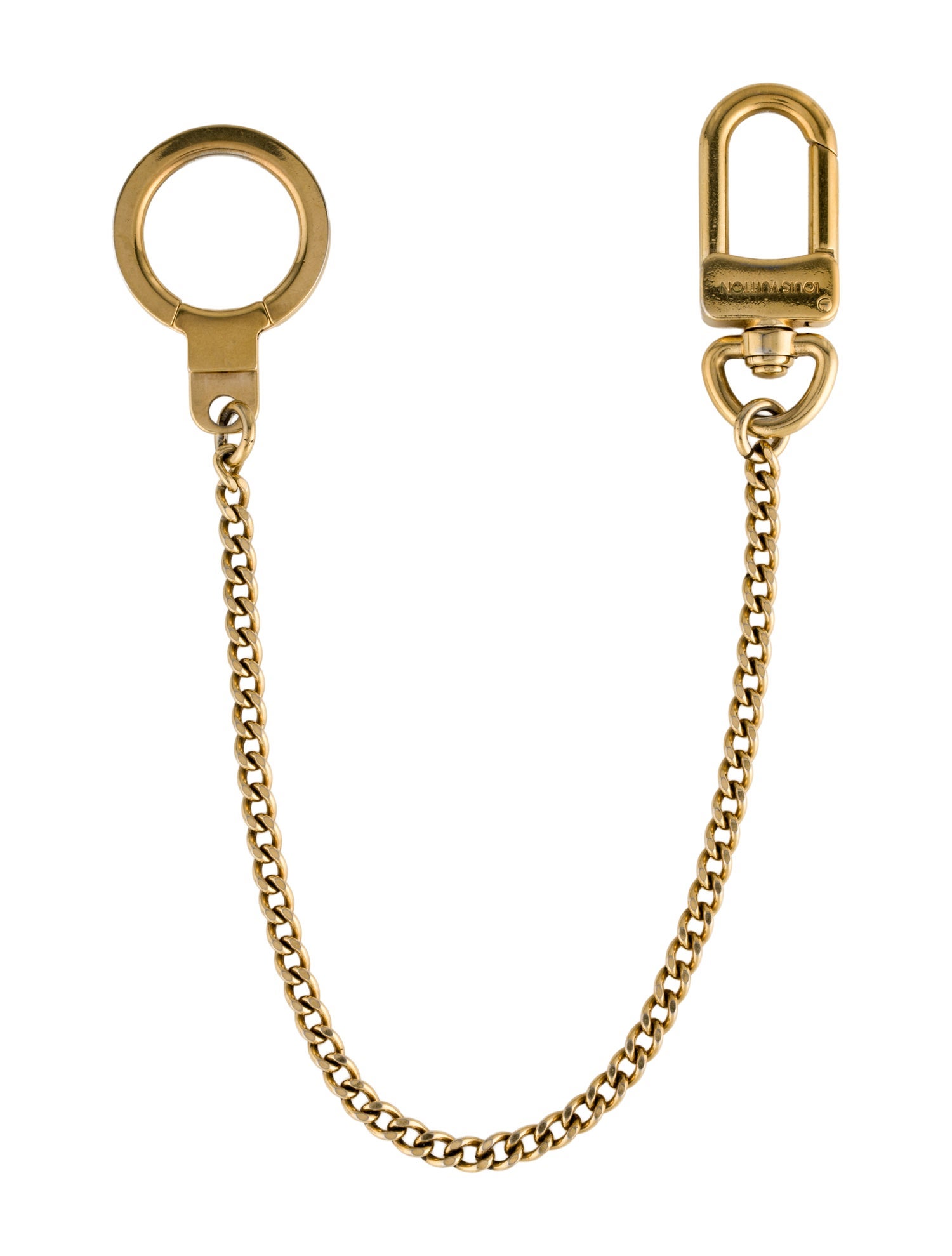 Louis Vuitton Bolt Extender Chain and Key Ring