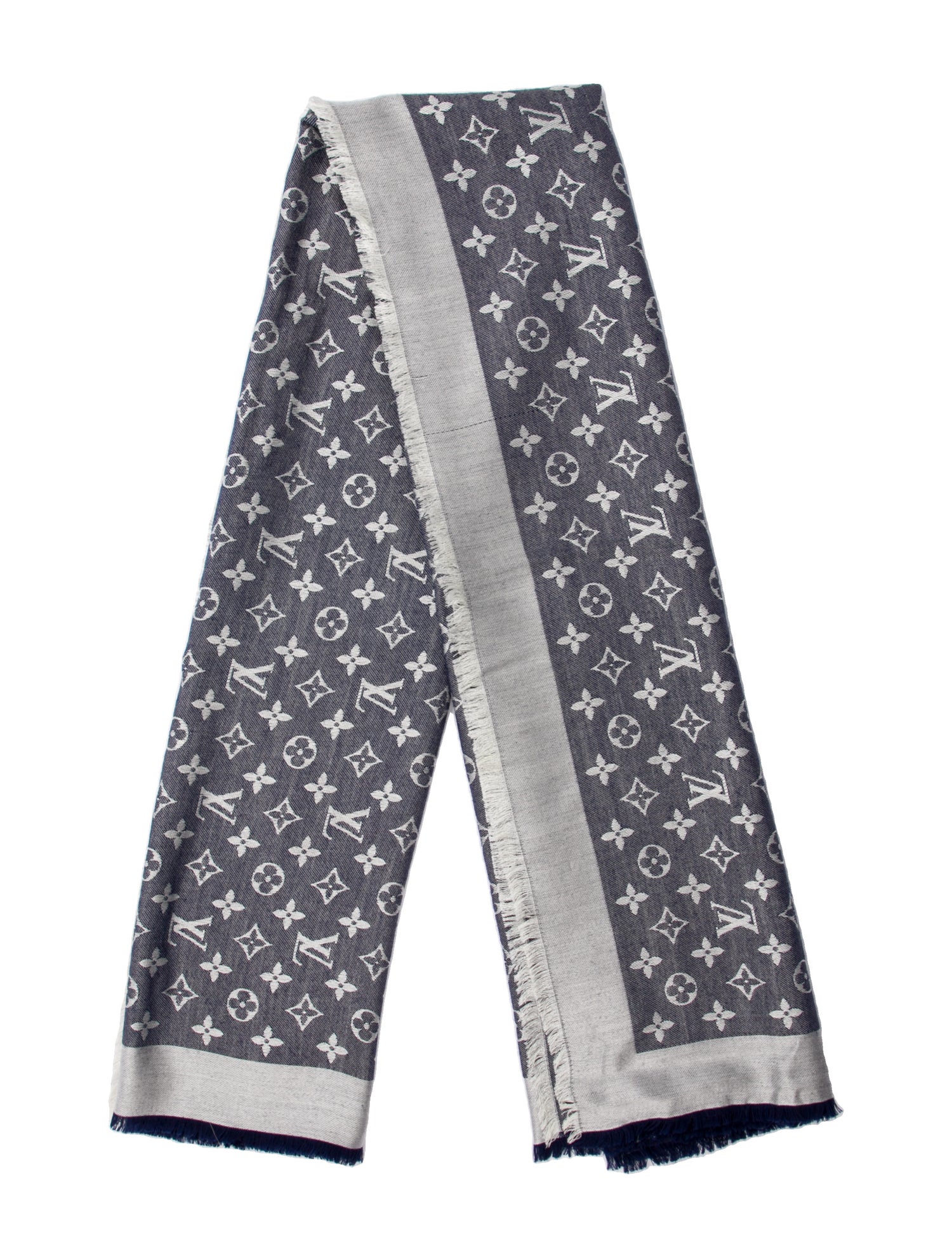 Louis Vuitton Silk LV Monogram Scarf